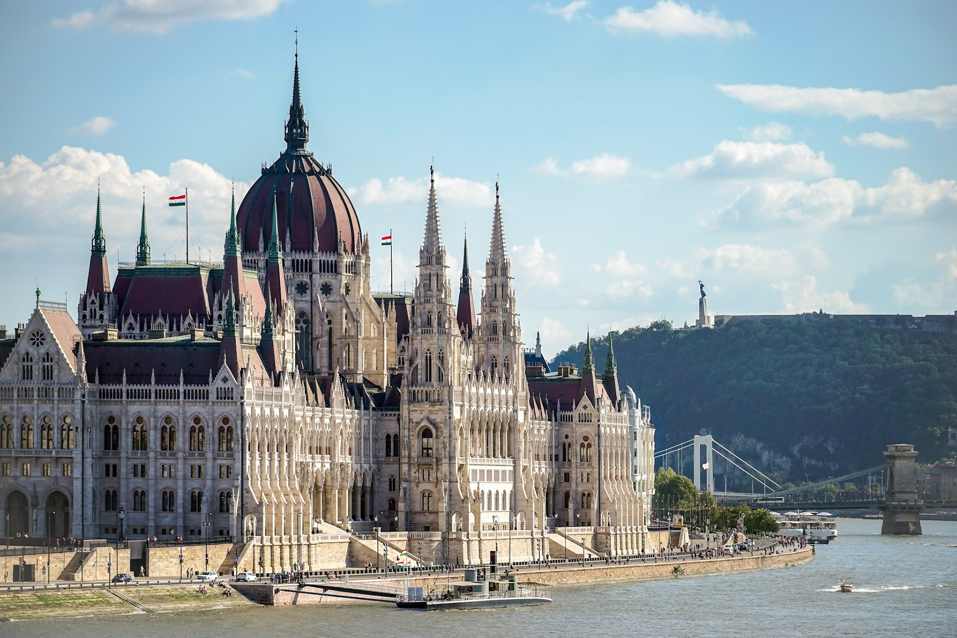 Hungarian Parliament Building in Budapest
