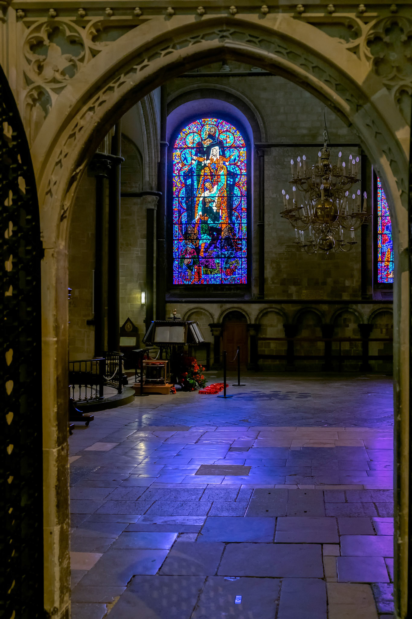 Interior View of Canterbury Cathedral