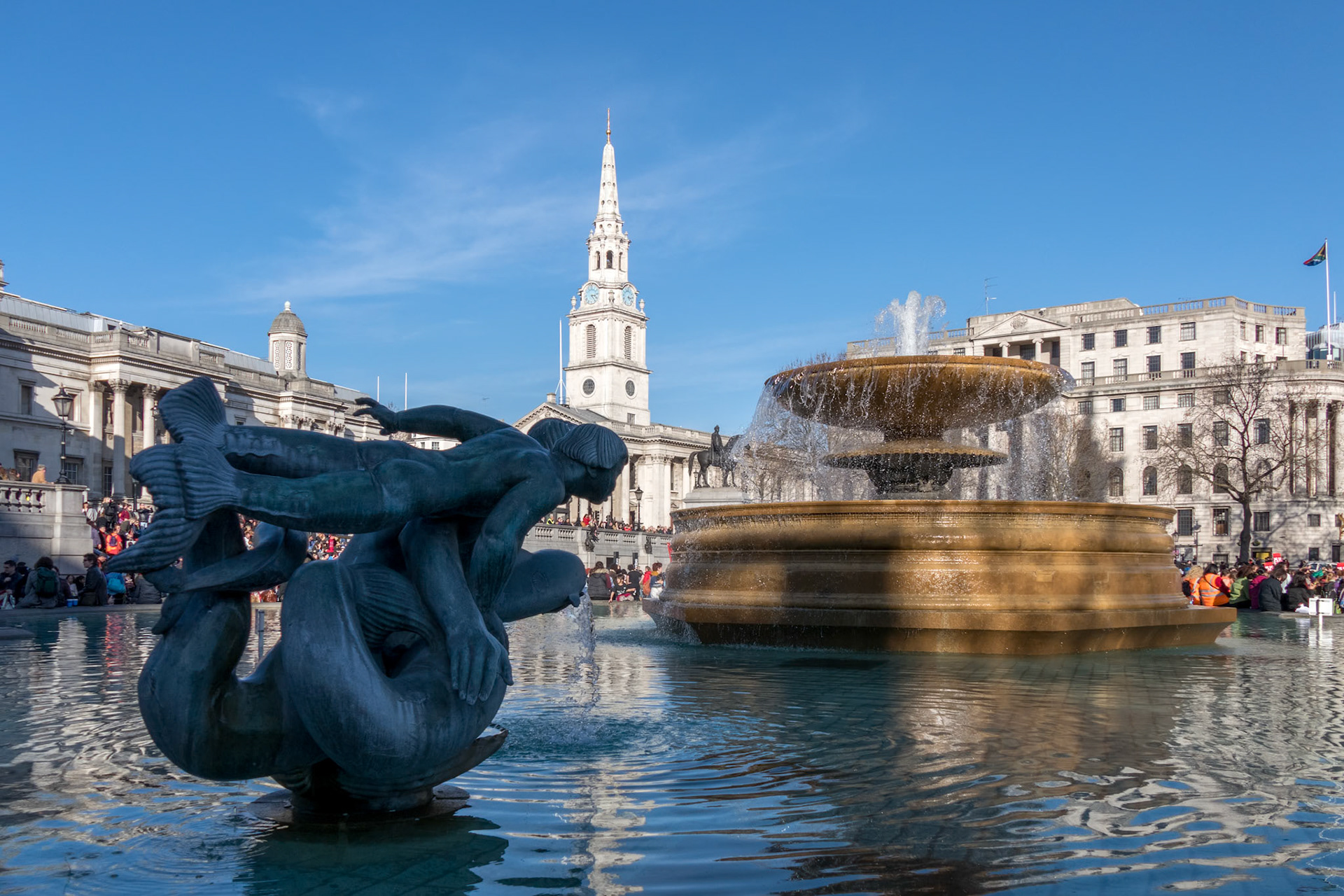 Fountain in Trafalgar Square