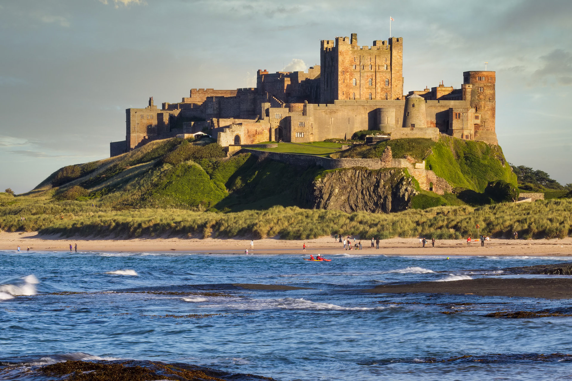 Vew of Bamburgh Castle