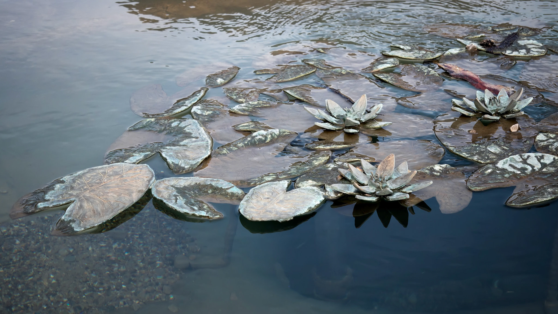 SAN PELLEGRINO, LOMBARDY/ITALY - OCTOBER 5 : View of a modern fountain in San Pellegrino Lombardy Italy on October 5, 2019