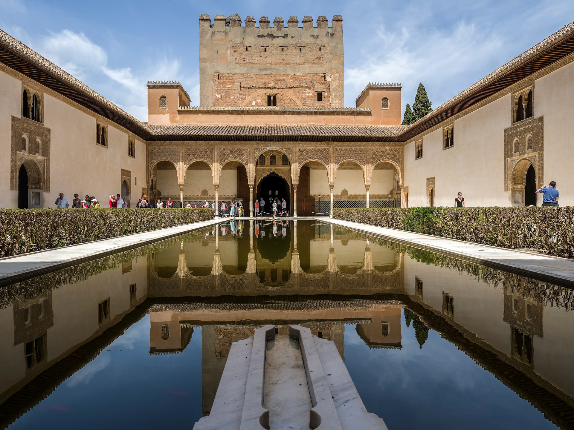 Part of the Alhambra  Palace in Granada