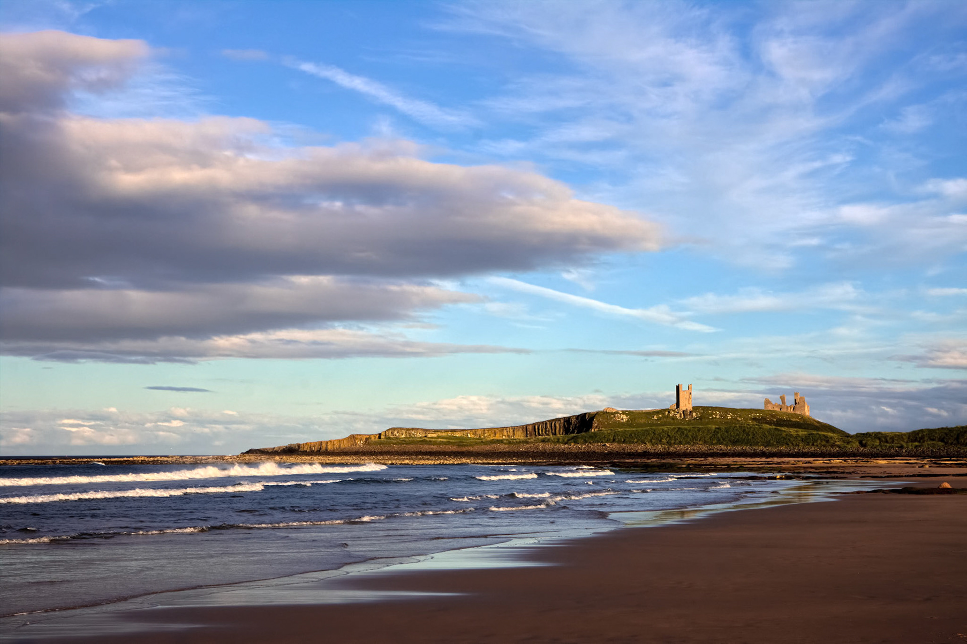 Sunset at Dunstanburgh Castle