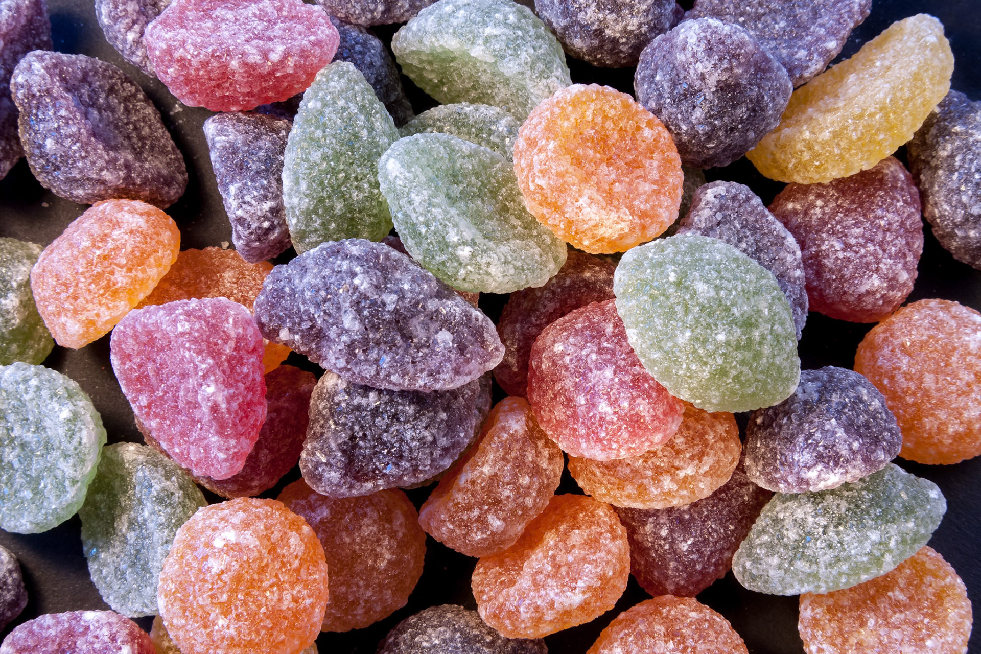 A selection of fruit pastilles