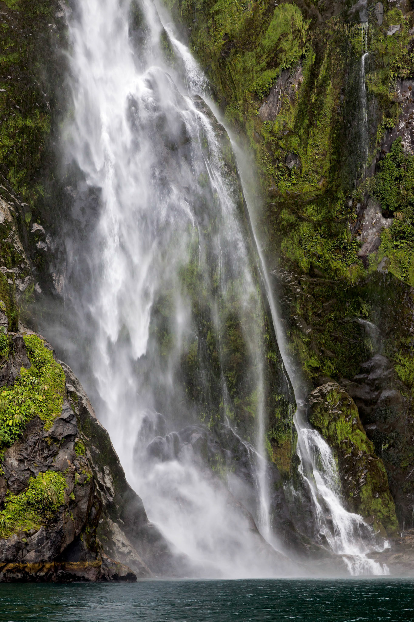 Waterfall at Milford Sound