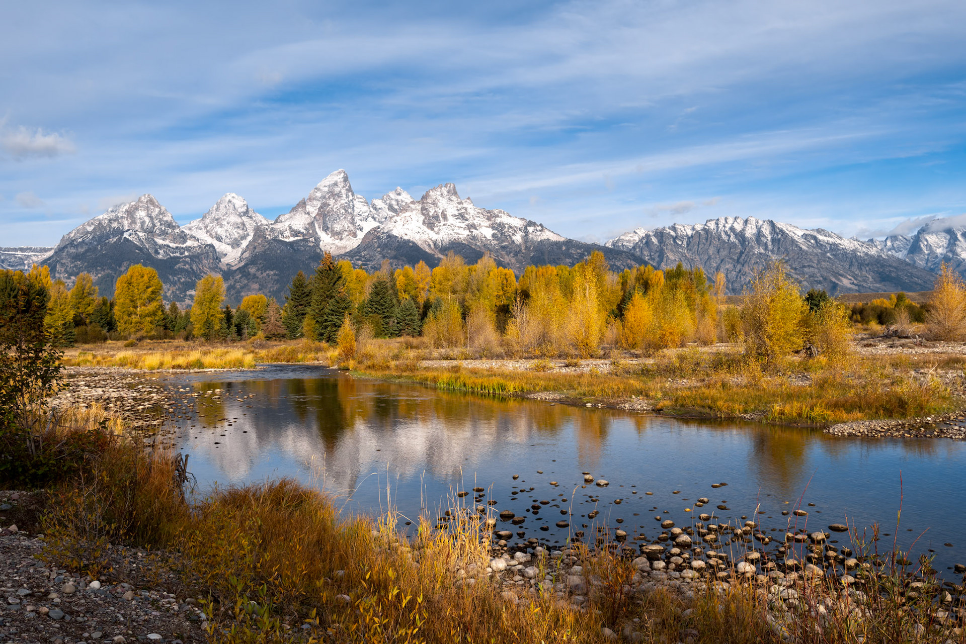 Autumnal Colours in the Grand Teton National Park