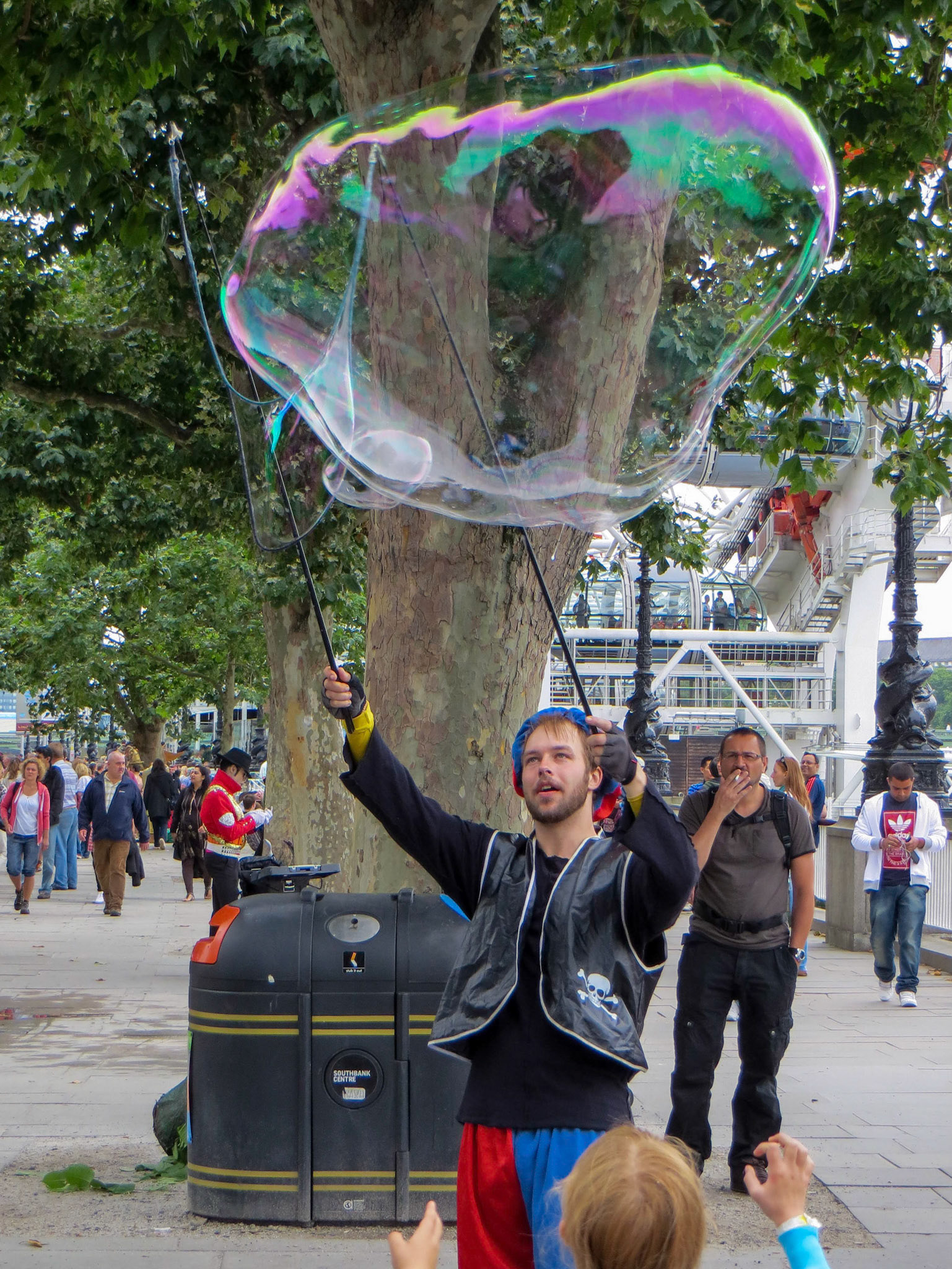 Bubblemaker on the Southbank