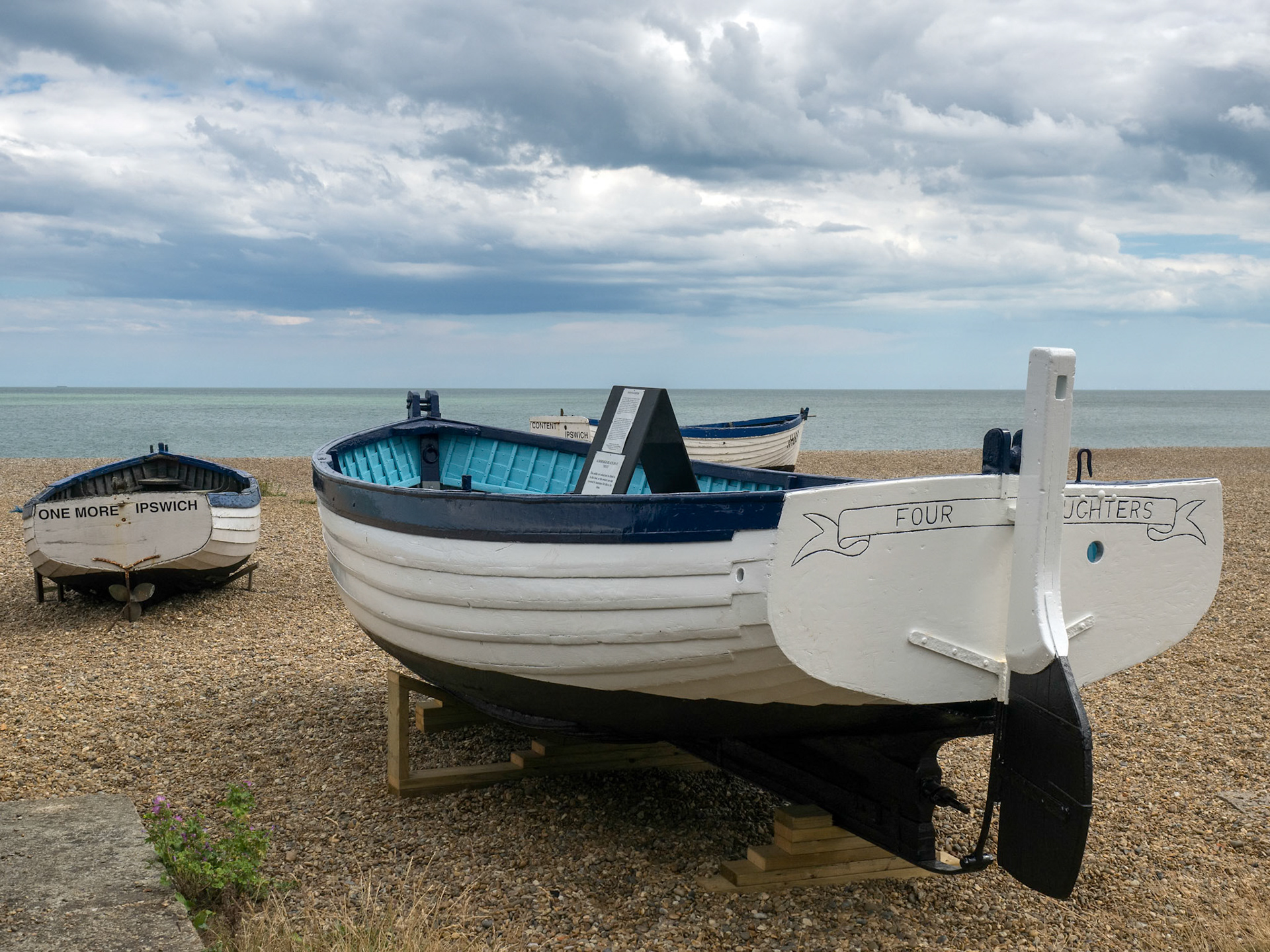 Traditional Fishing Boats on the Beach at Aldeburgh