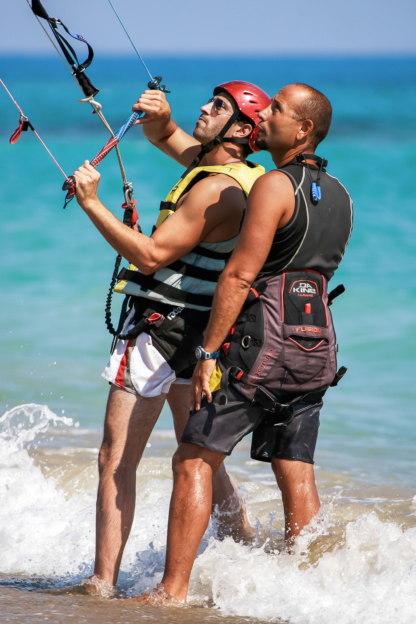 Learning to Kite Surf at Avdimou Beach