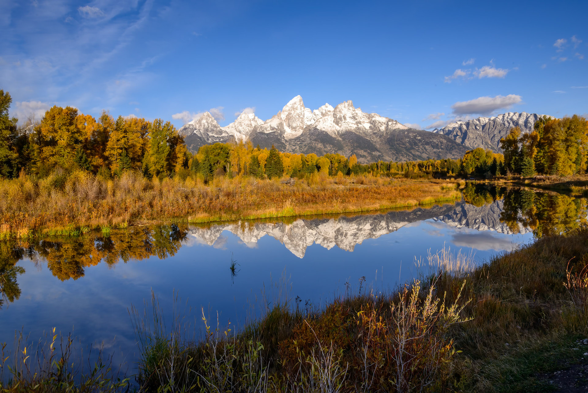 Grand Tetons Reflection in the Snake River