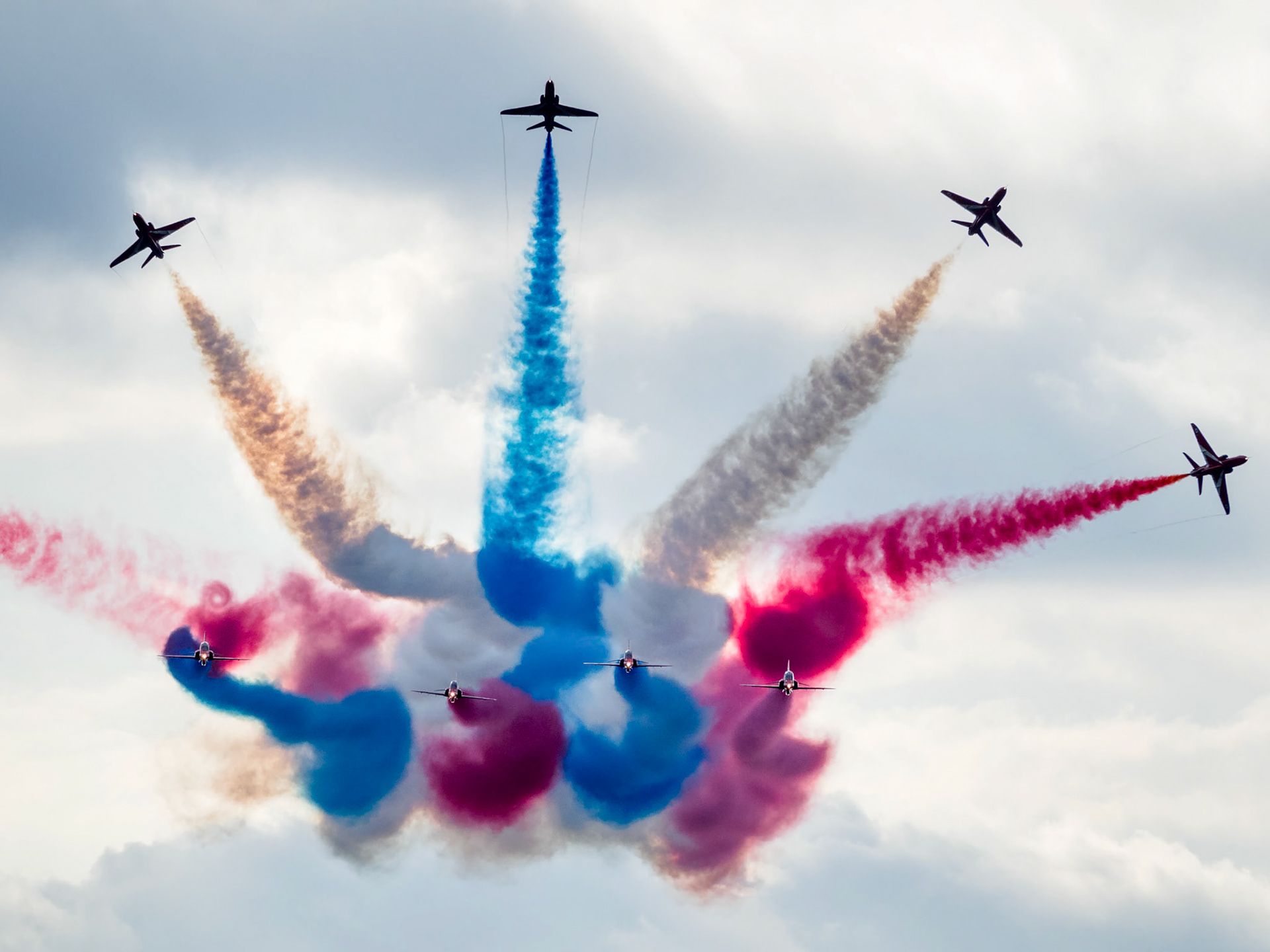 Red Arrows Display Team 50th Anniversary at Biggin Hill Airport