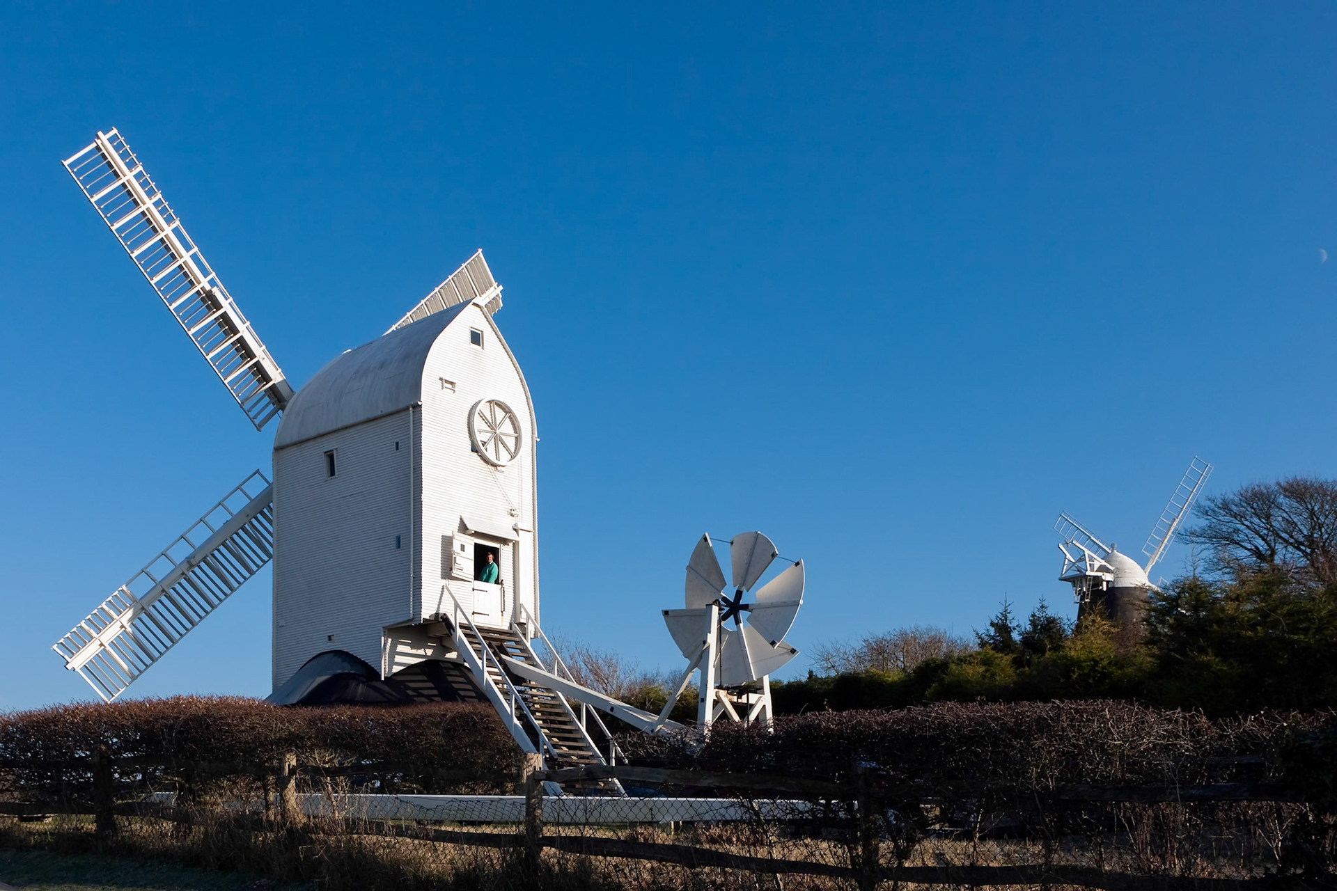 Jack and Jill Windmills on a Winter"s day