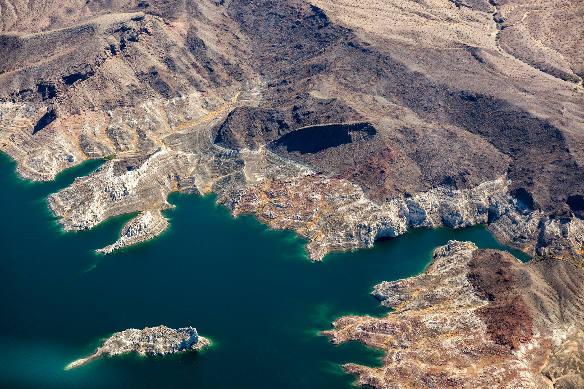 Aerial View of Lake Mead
