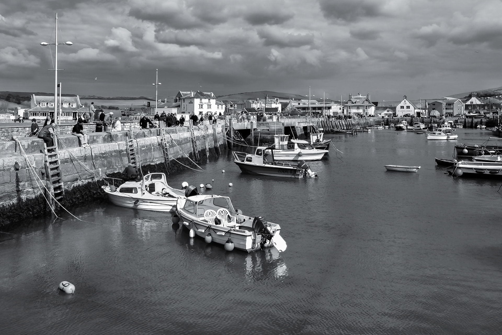 West Bay Harbour in Dorset