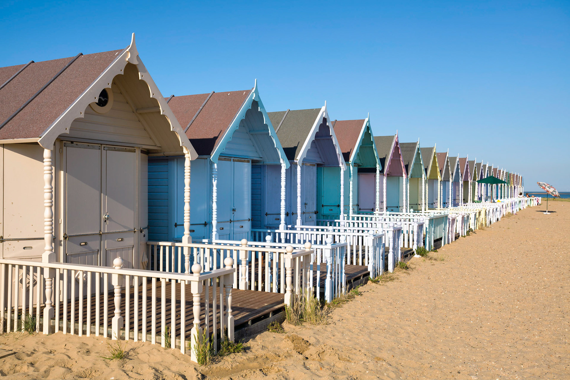 Beach Huts at West Mersea