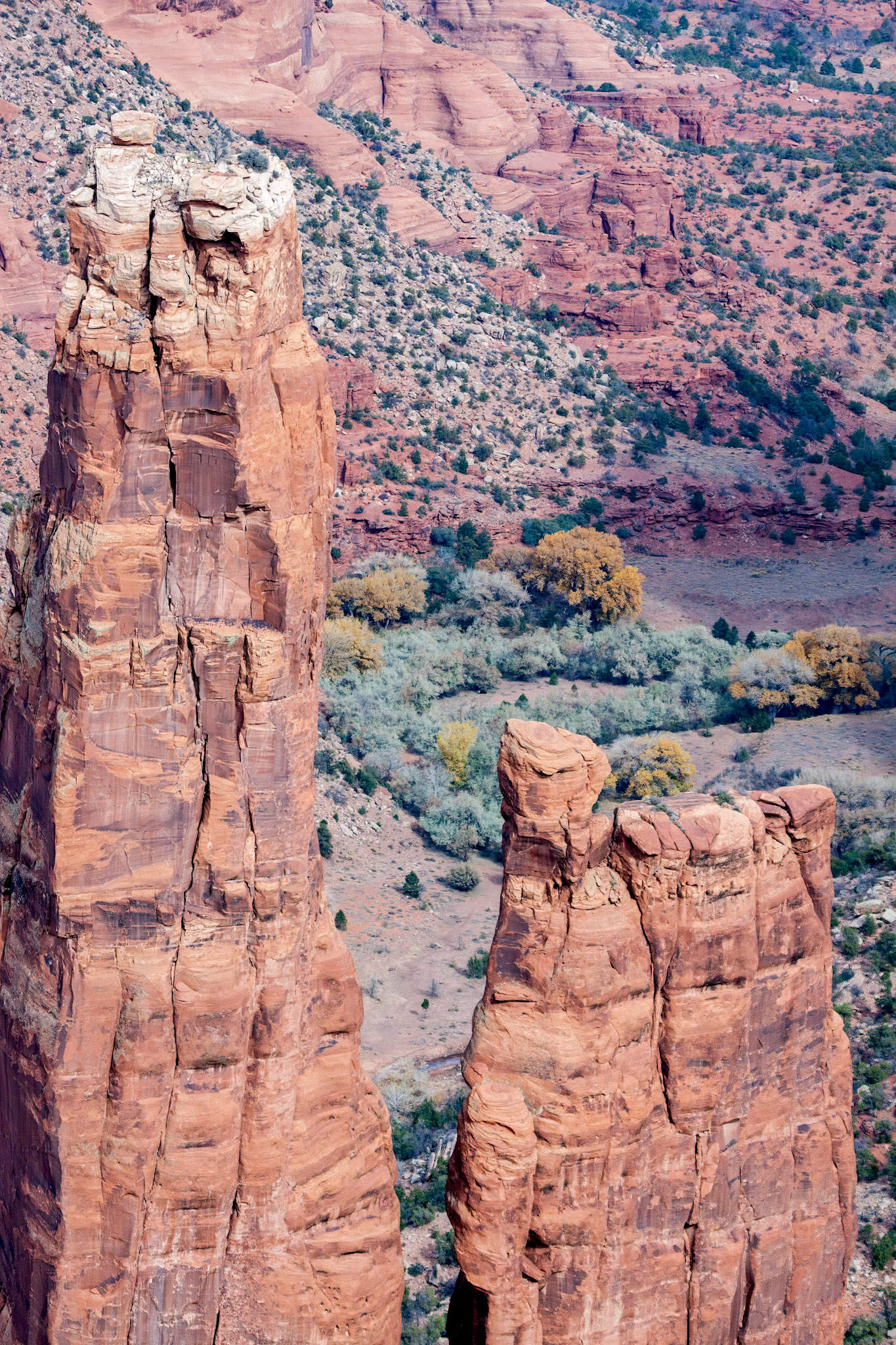 Spider Rock in  Canyon de Chelly