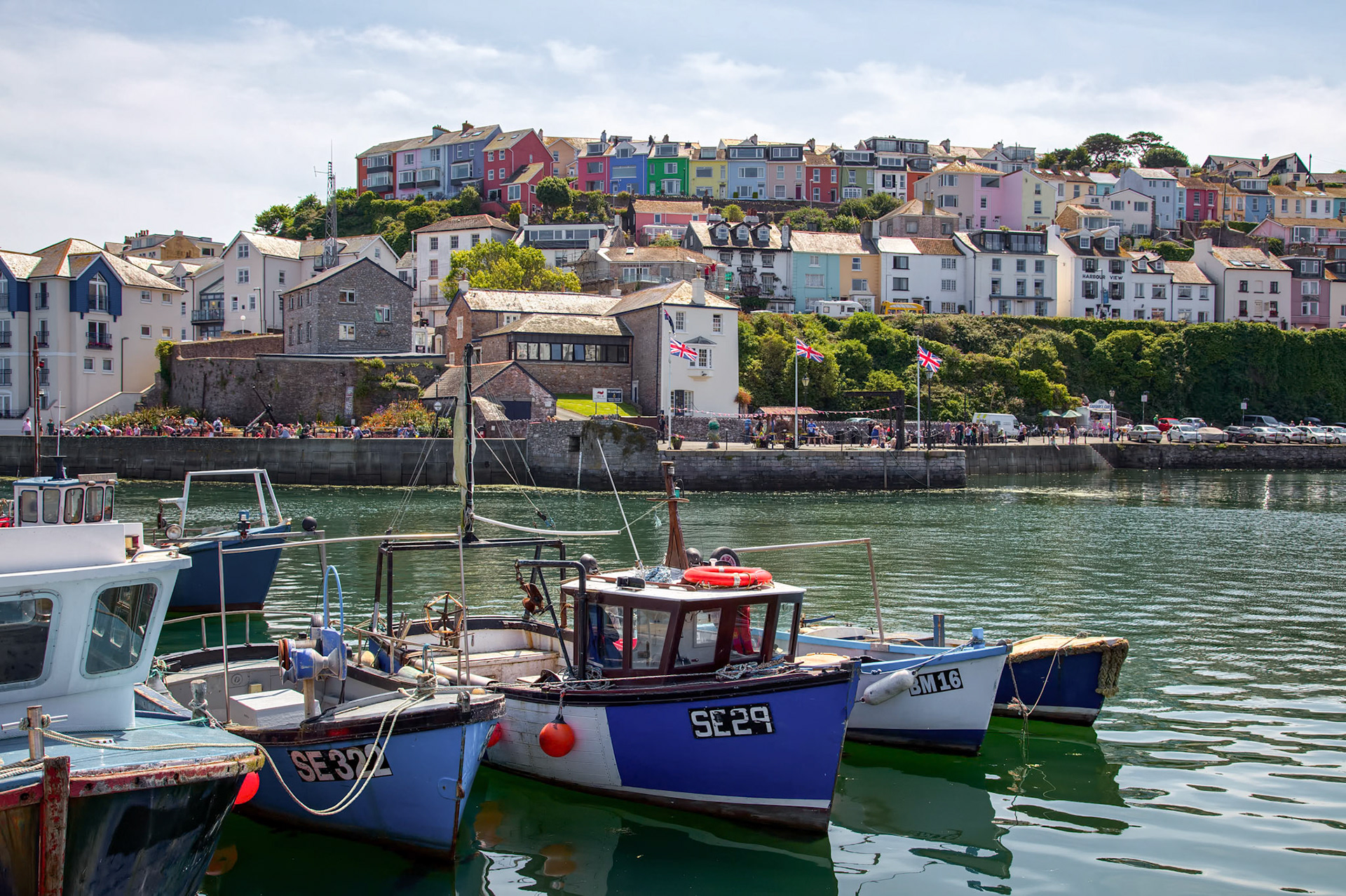 View of Brixham Harbour
