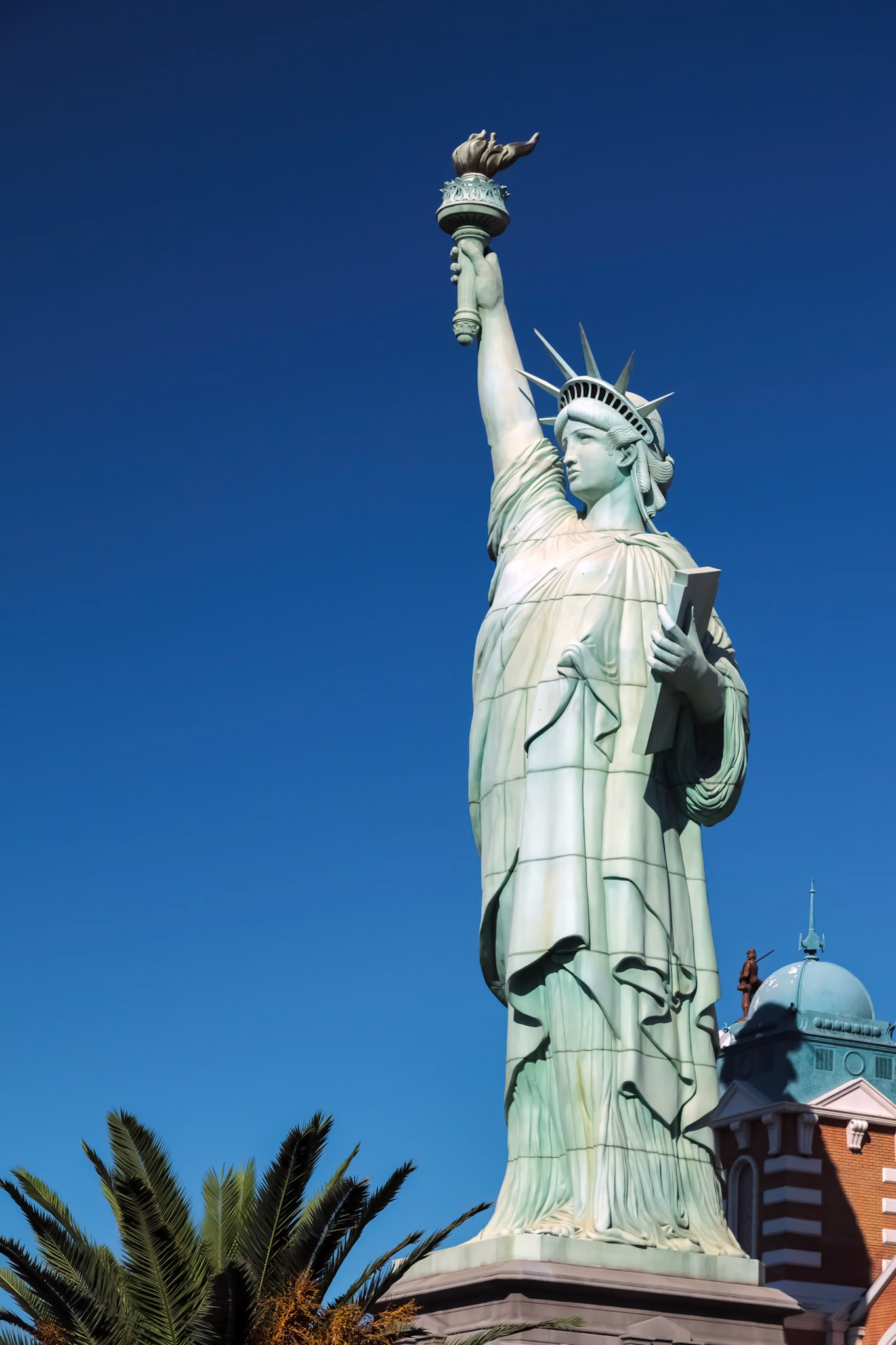 Replica Statue of Liberty at New York New York Hotel in Las Vegas