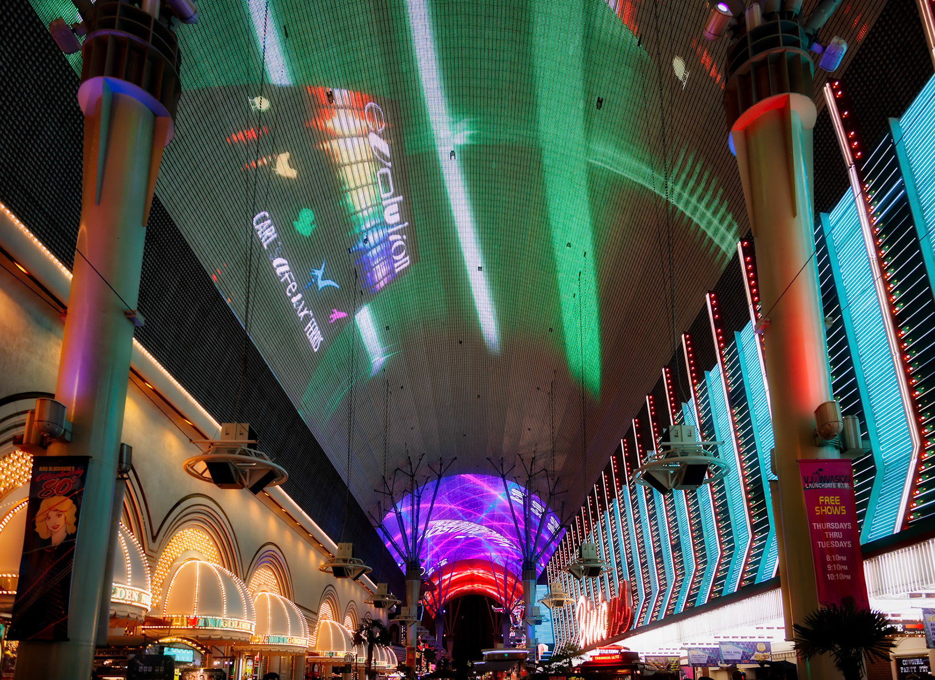 The Fremont Light Experience in Las Vegas