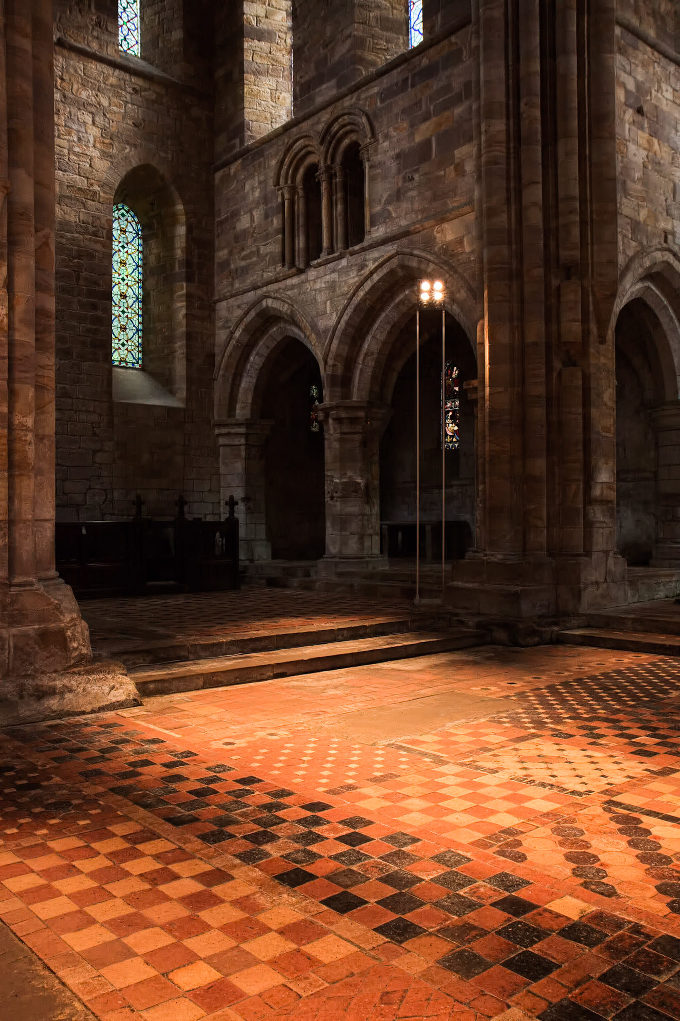Interior of Brinkburn Priory Ruin