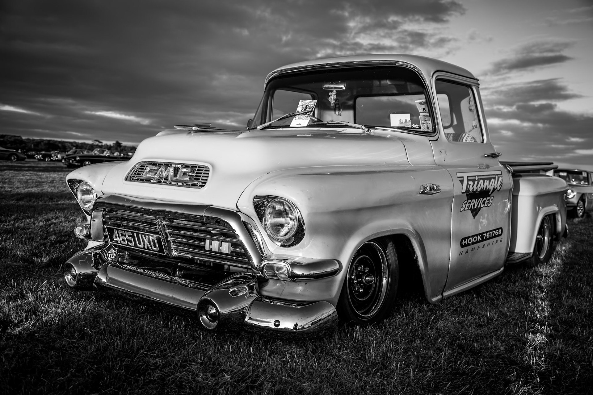 Old American Pickup Truck Parked at Goodwood