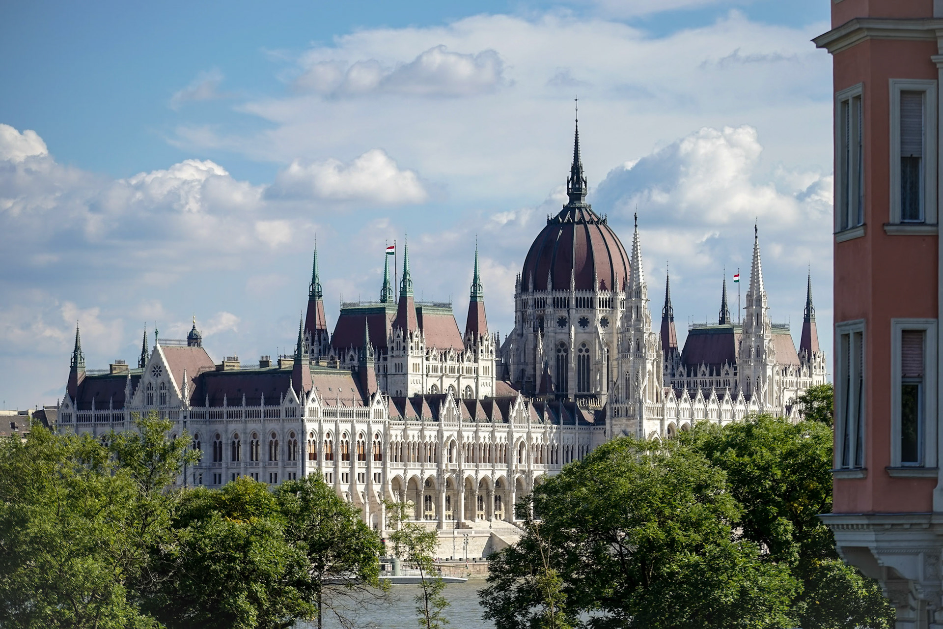 Hungarian Parliament Building in Budapest