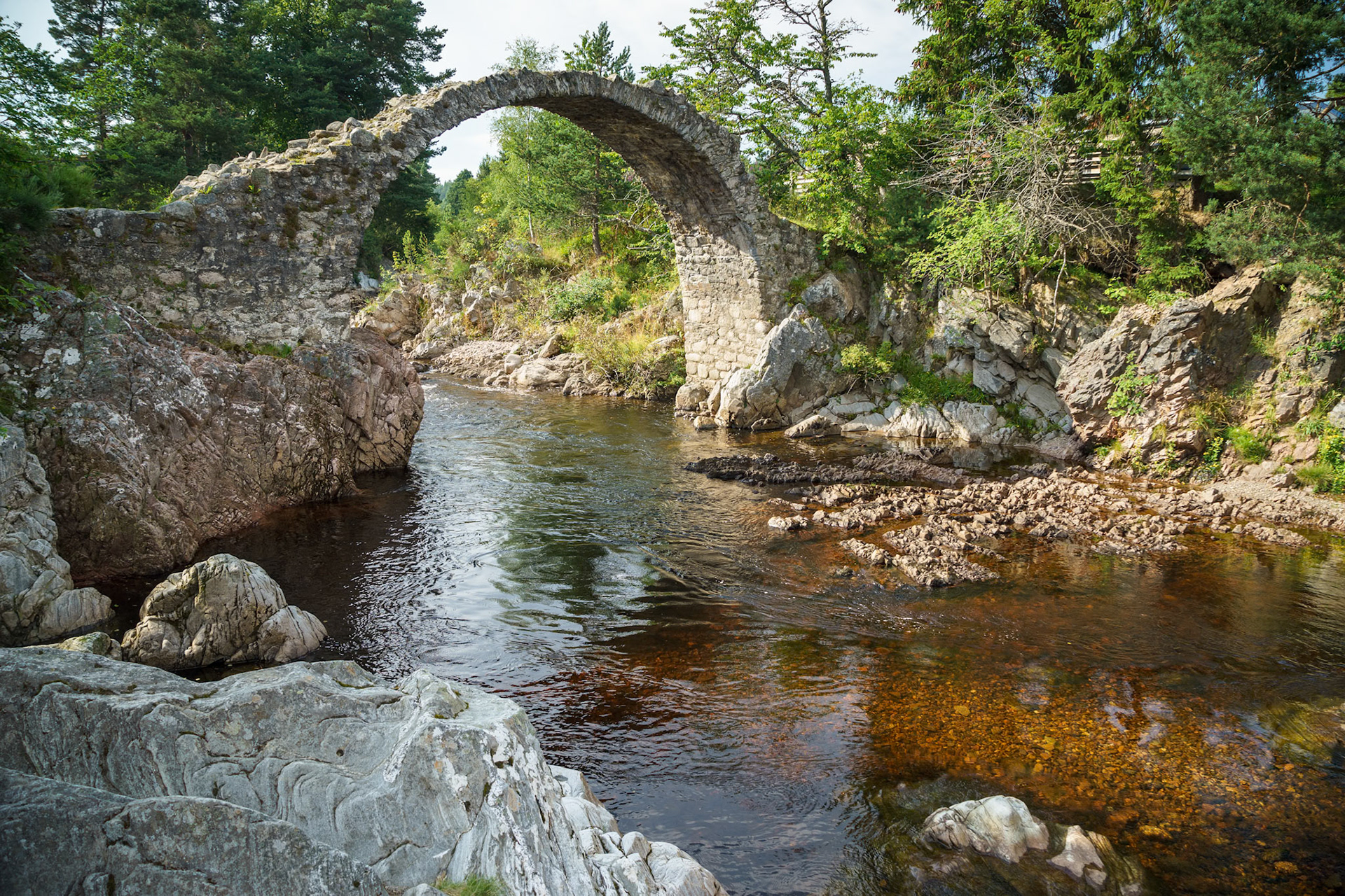 The Packhorse Bridge at Carrbridge
