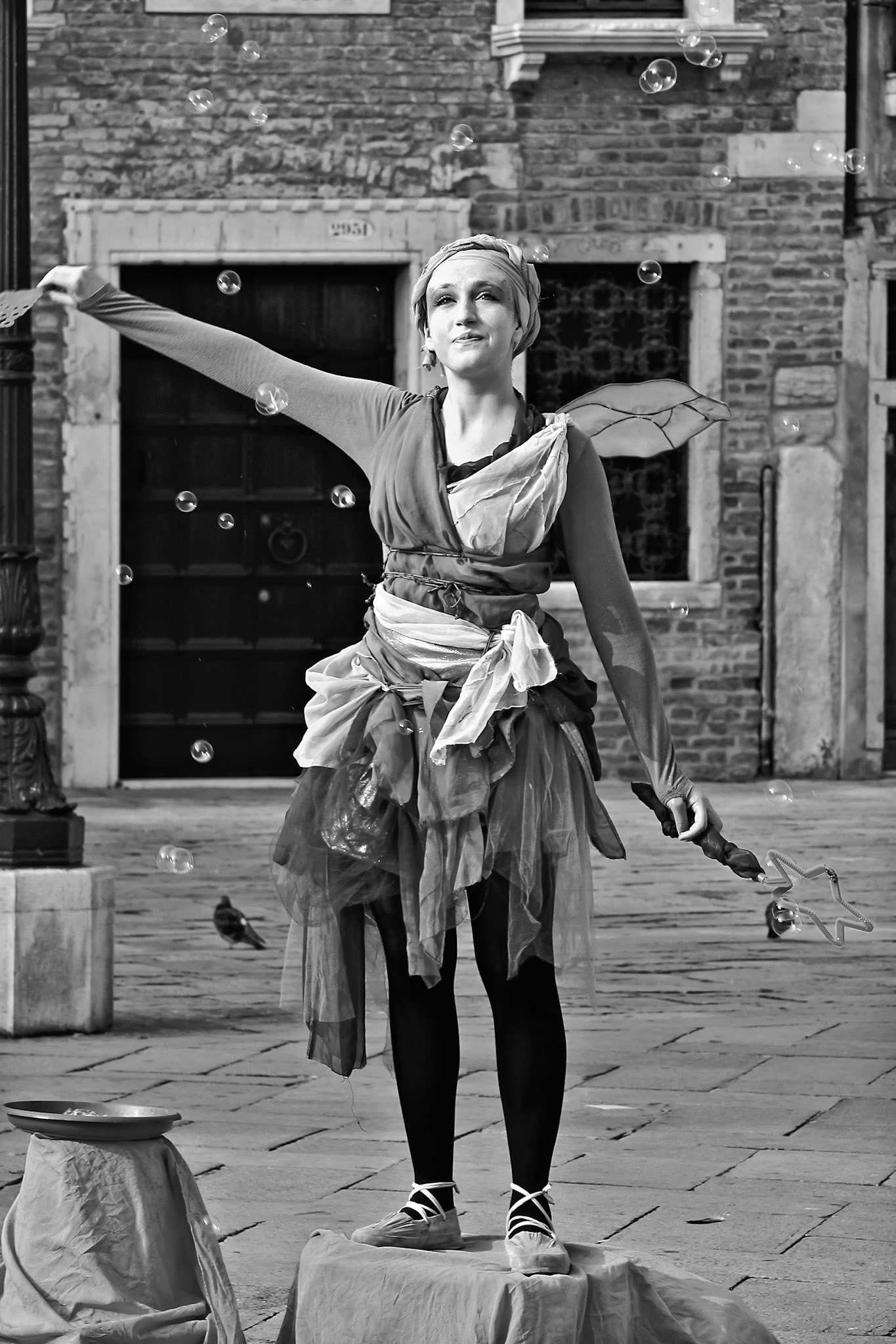 A Street Entertainer in Venice