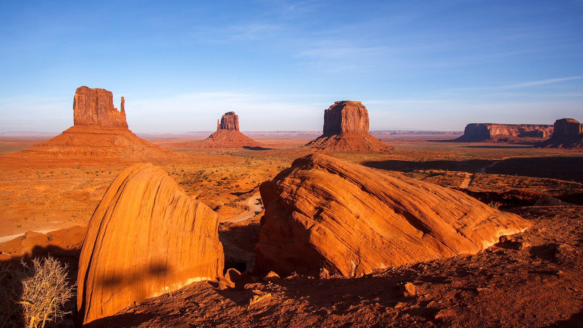Scenic View of Monument Valley