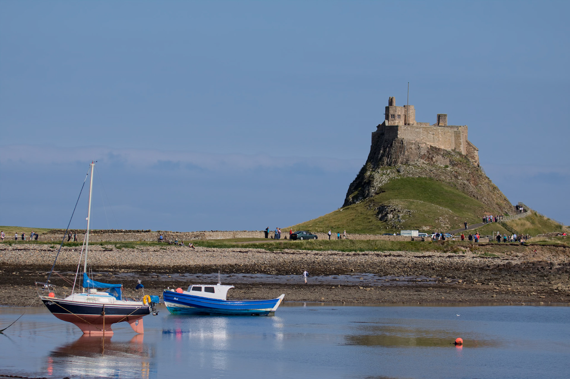 View of Holy Island Lindisfarne