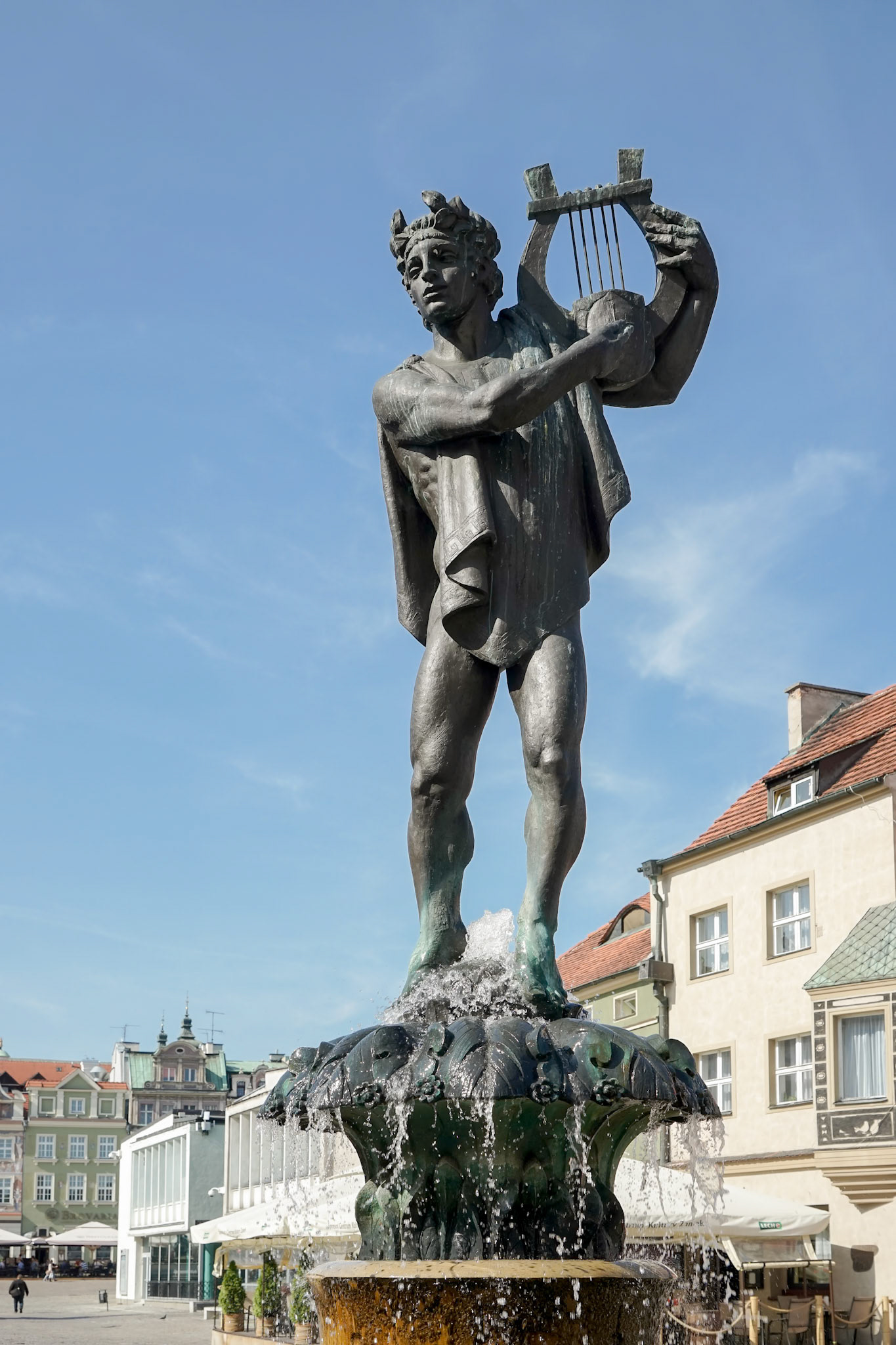 Fountain of Apollo in Poznan