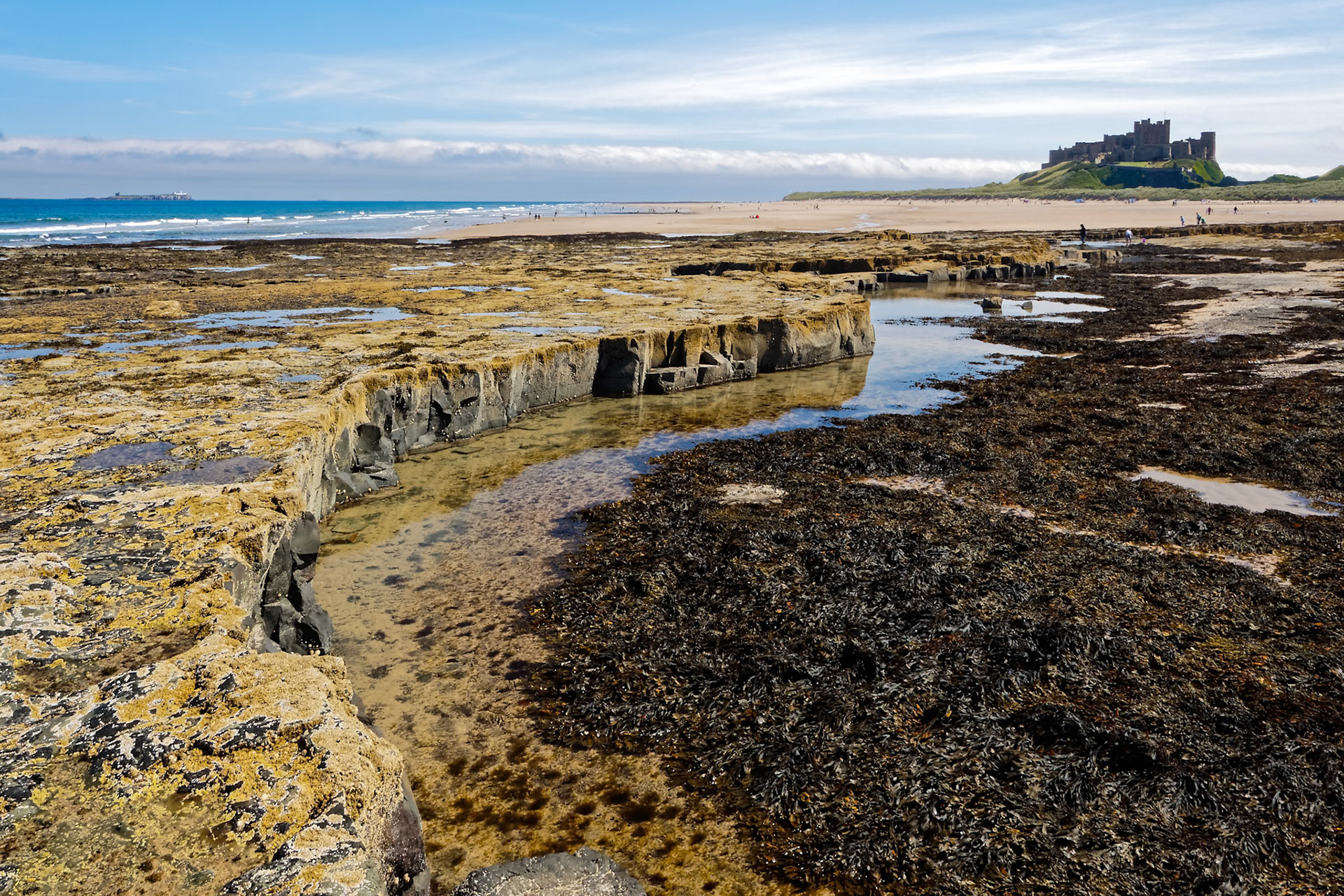 Vew of Bamburgh Castle