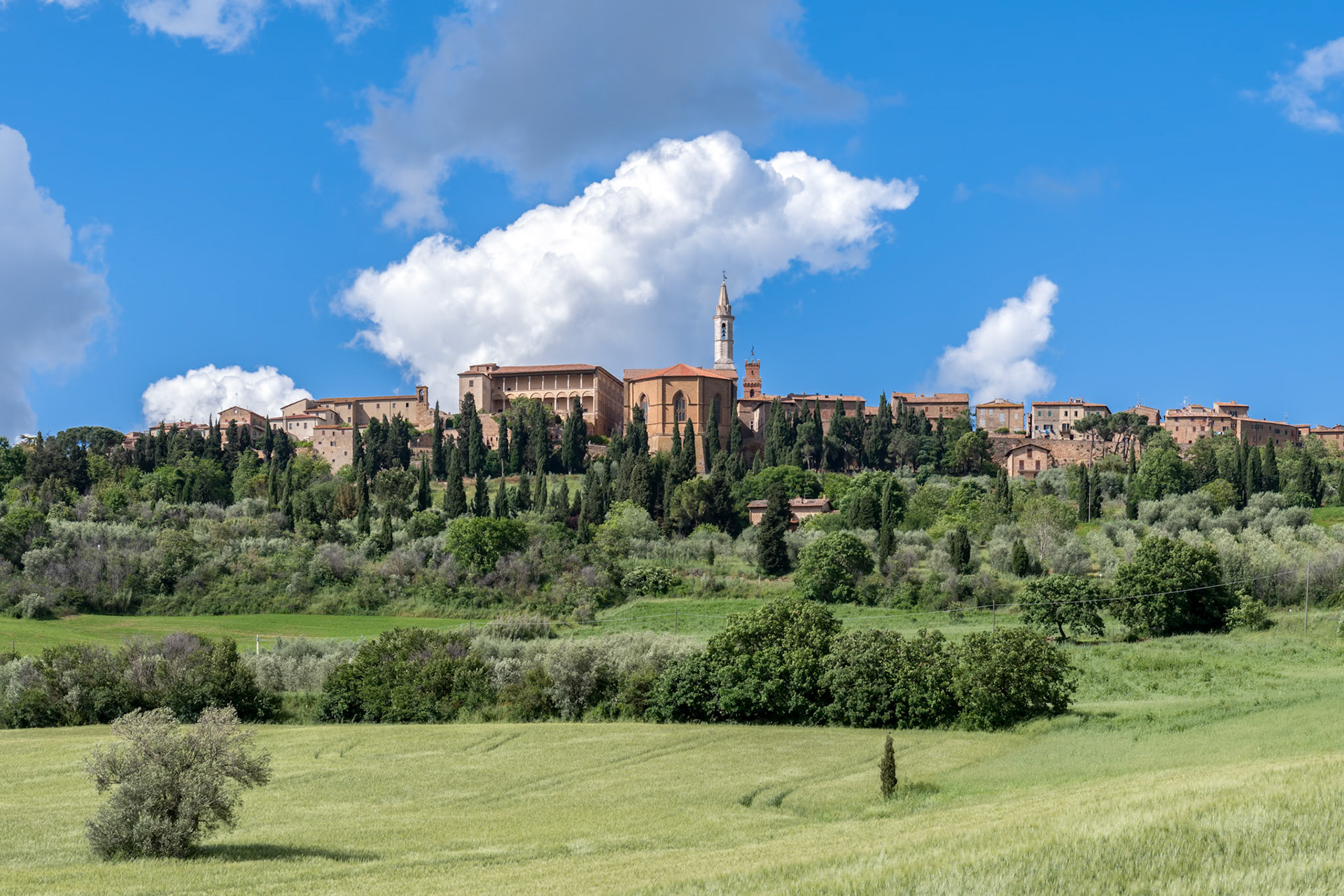 PIENZA, TUSCANY/ITALY - MAY 19 : View of Pienza in Tuscany  on May 19, 2013