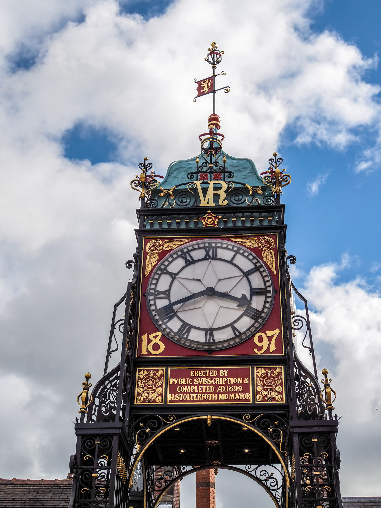 Victorian City Clock in Chester