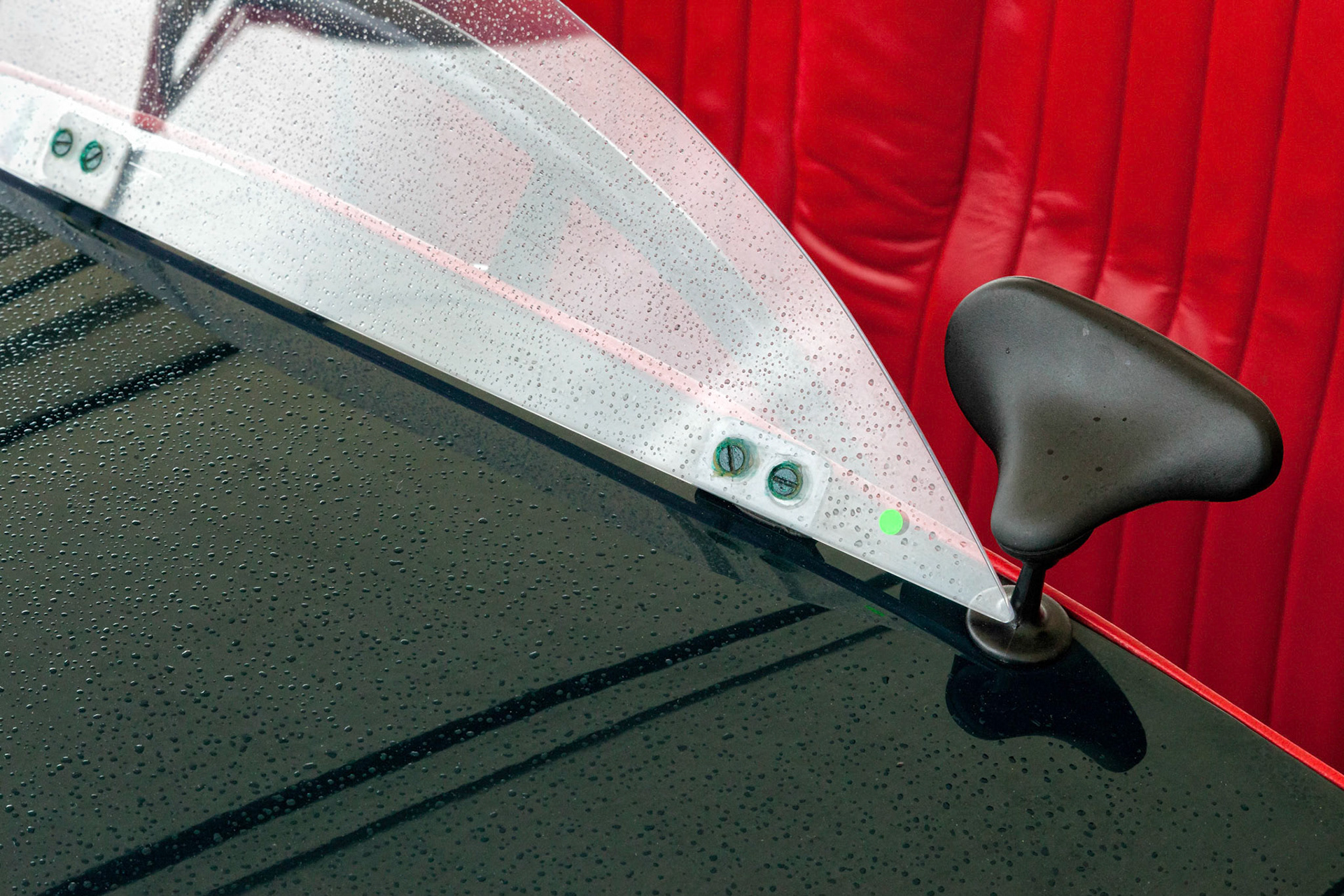 Close-up of Part of a Vintage Sports Car