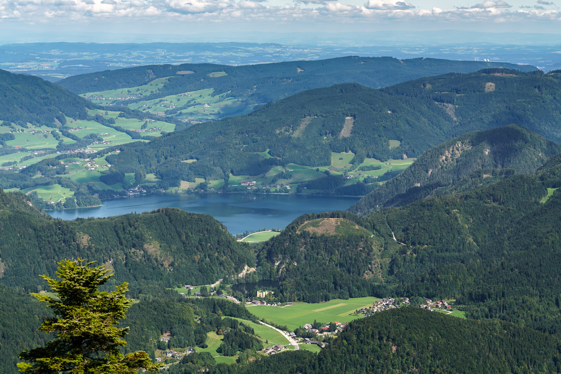 View of the Countryside from Zwolferhorn Mountain