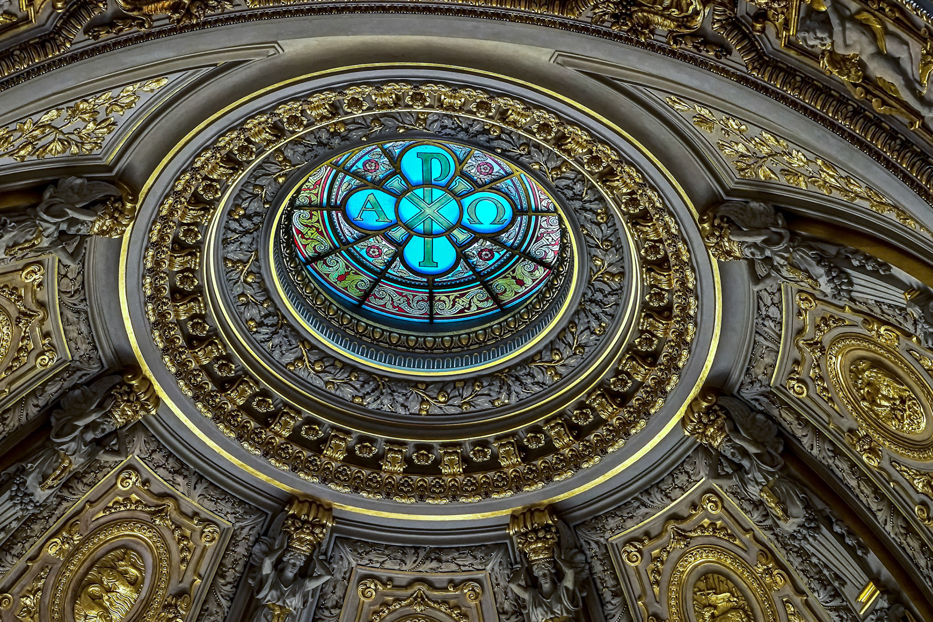 Detail of the Cathedral in Berlin
