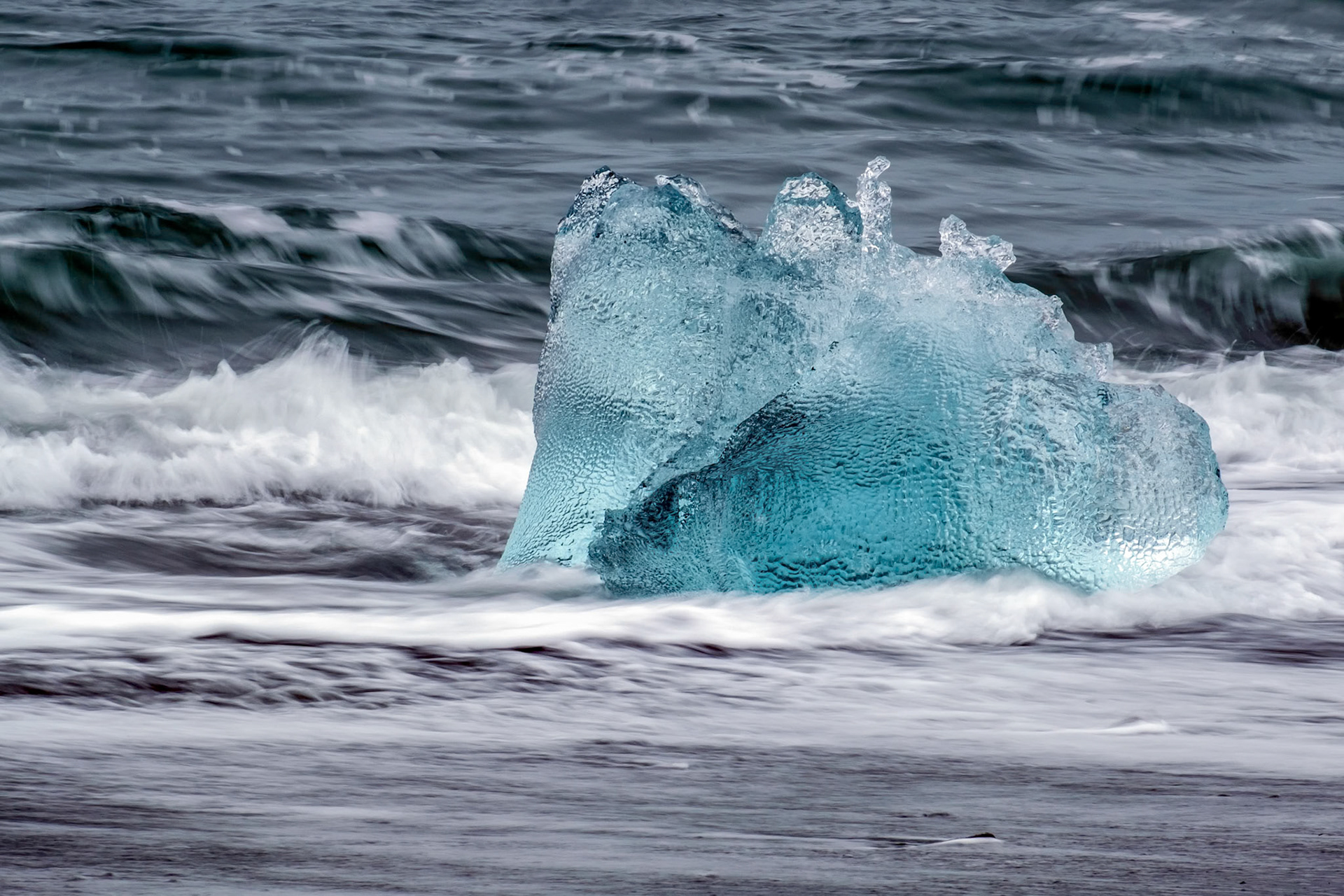 View of Jokulsarlon Beach