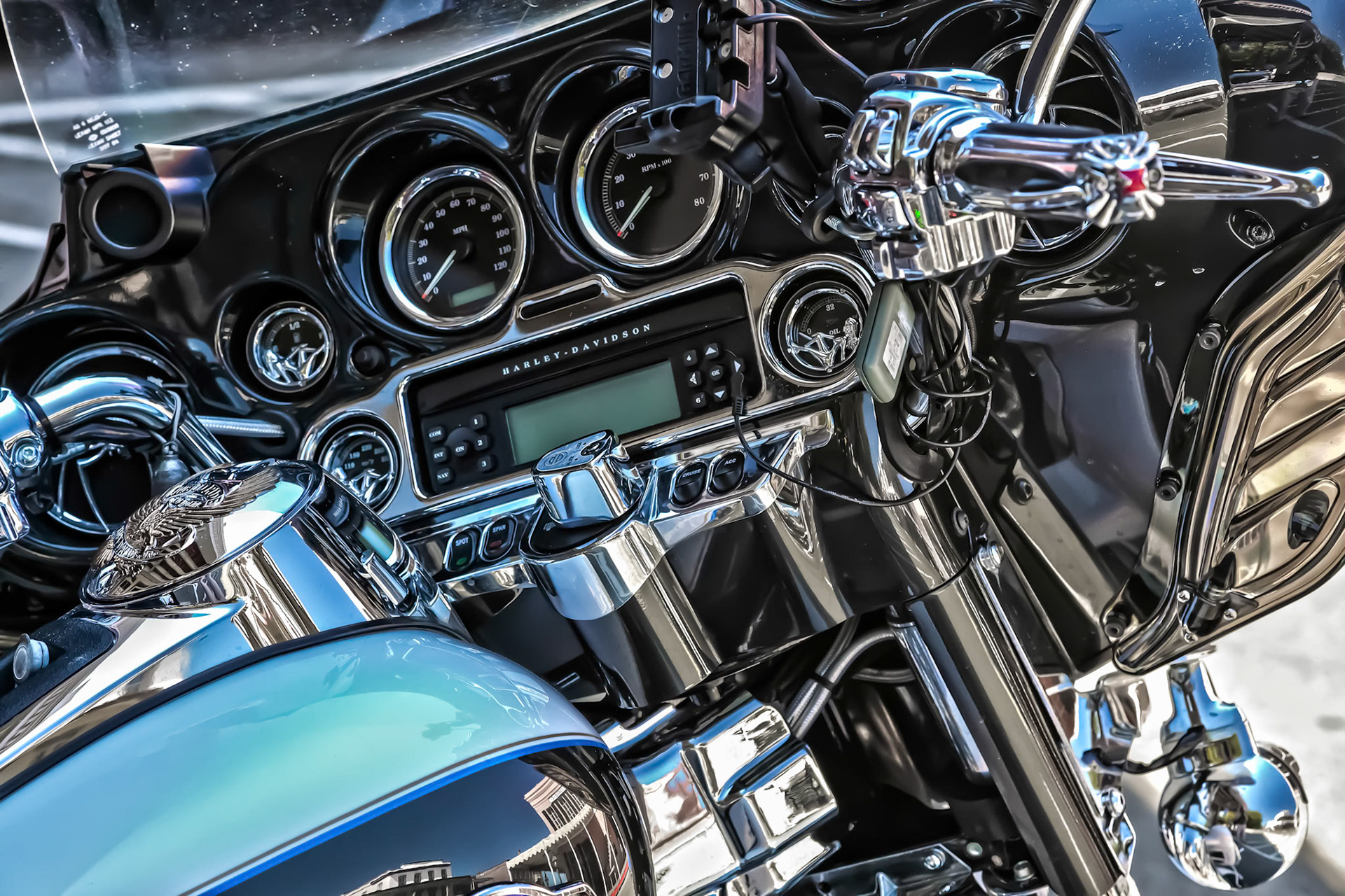 Close-up Harley Davidson