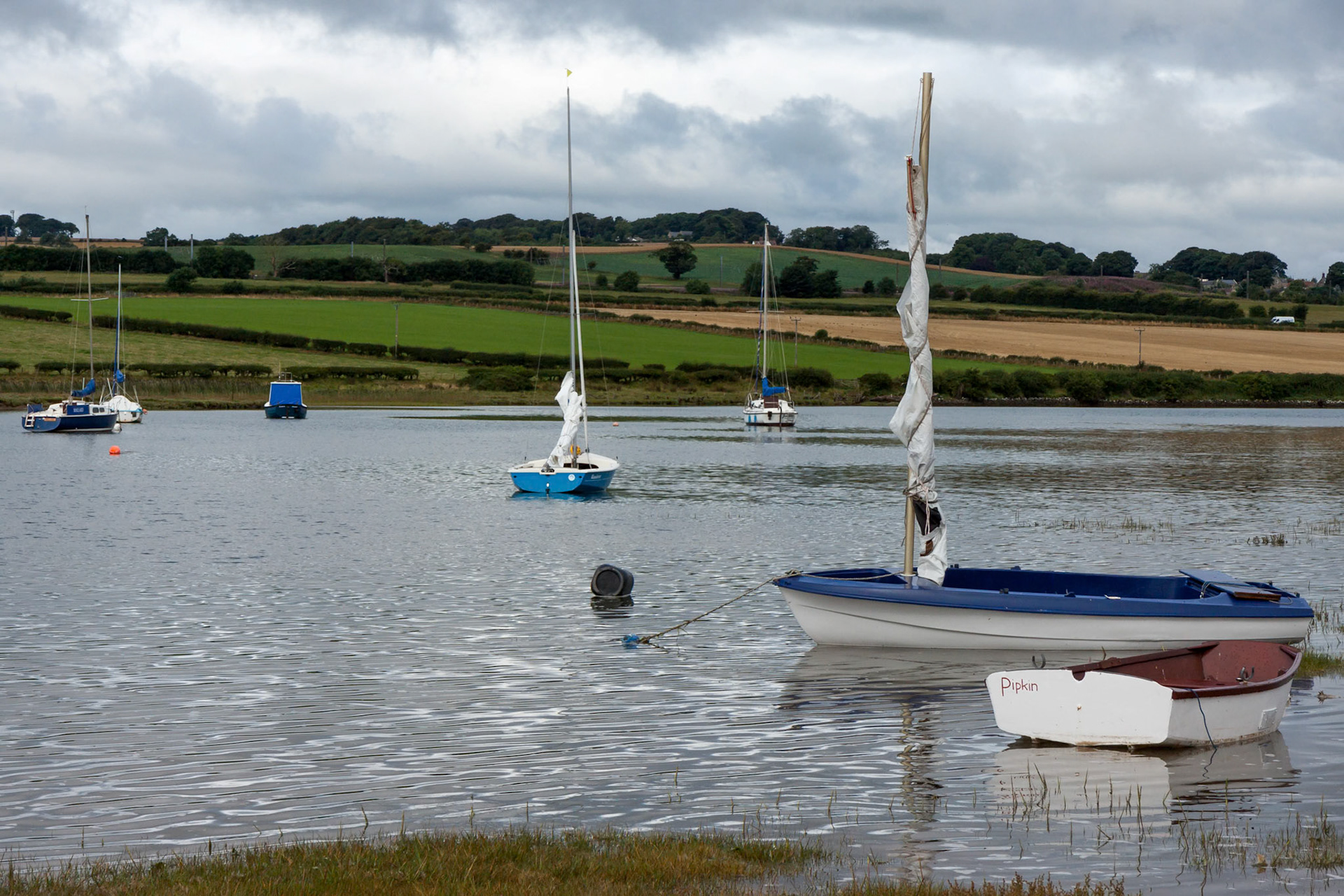 Scenic View of the River Aln at Alnmouth