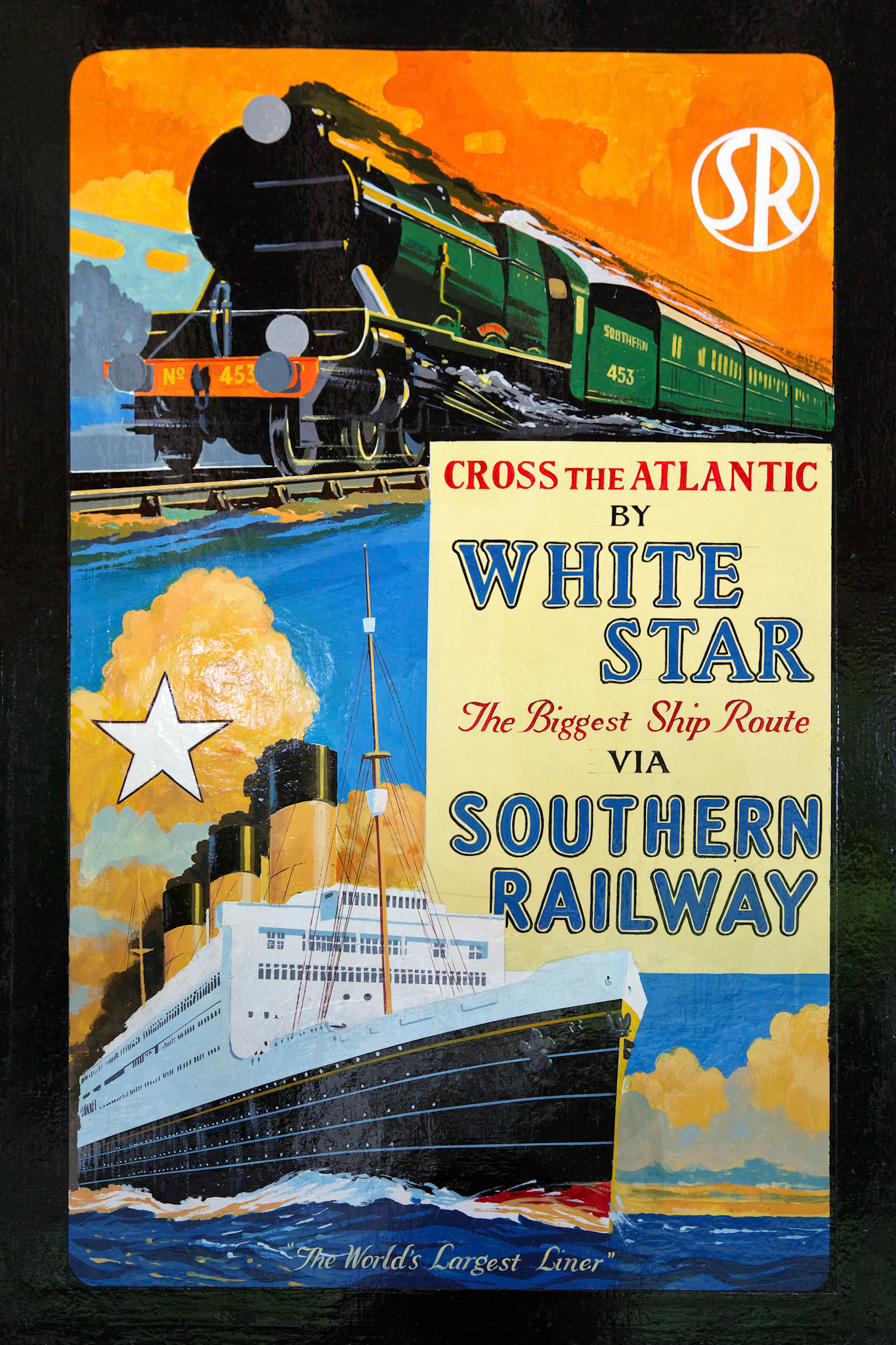 Old Southern Railway Poster at Horsted Keynes Station