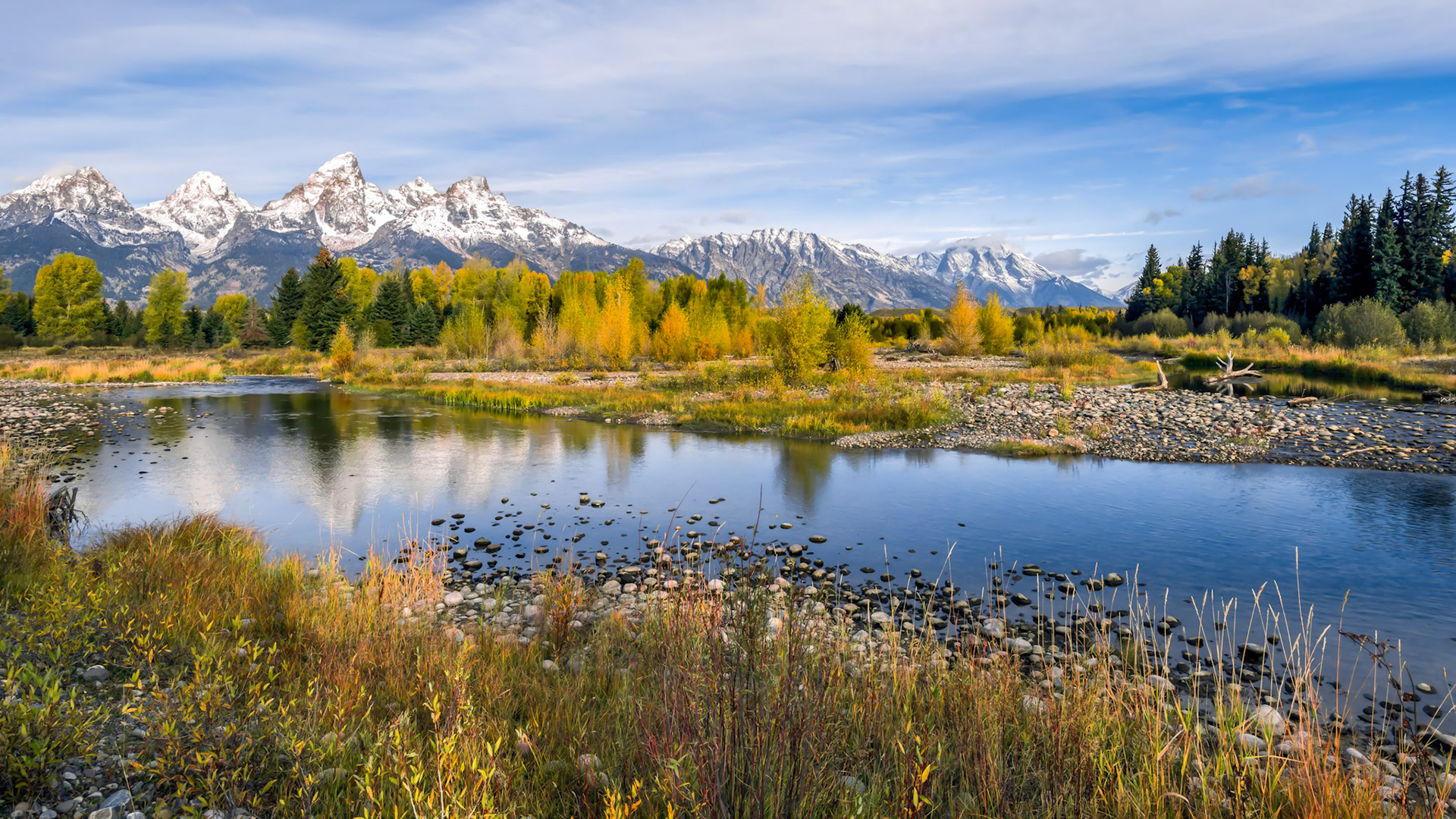 Grand Tetons Reflection in the Snake River