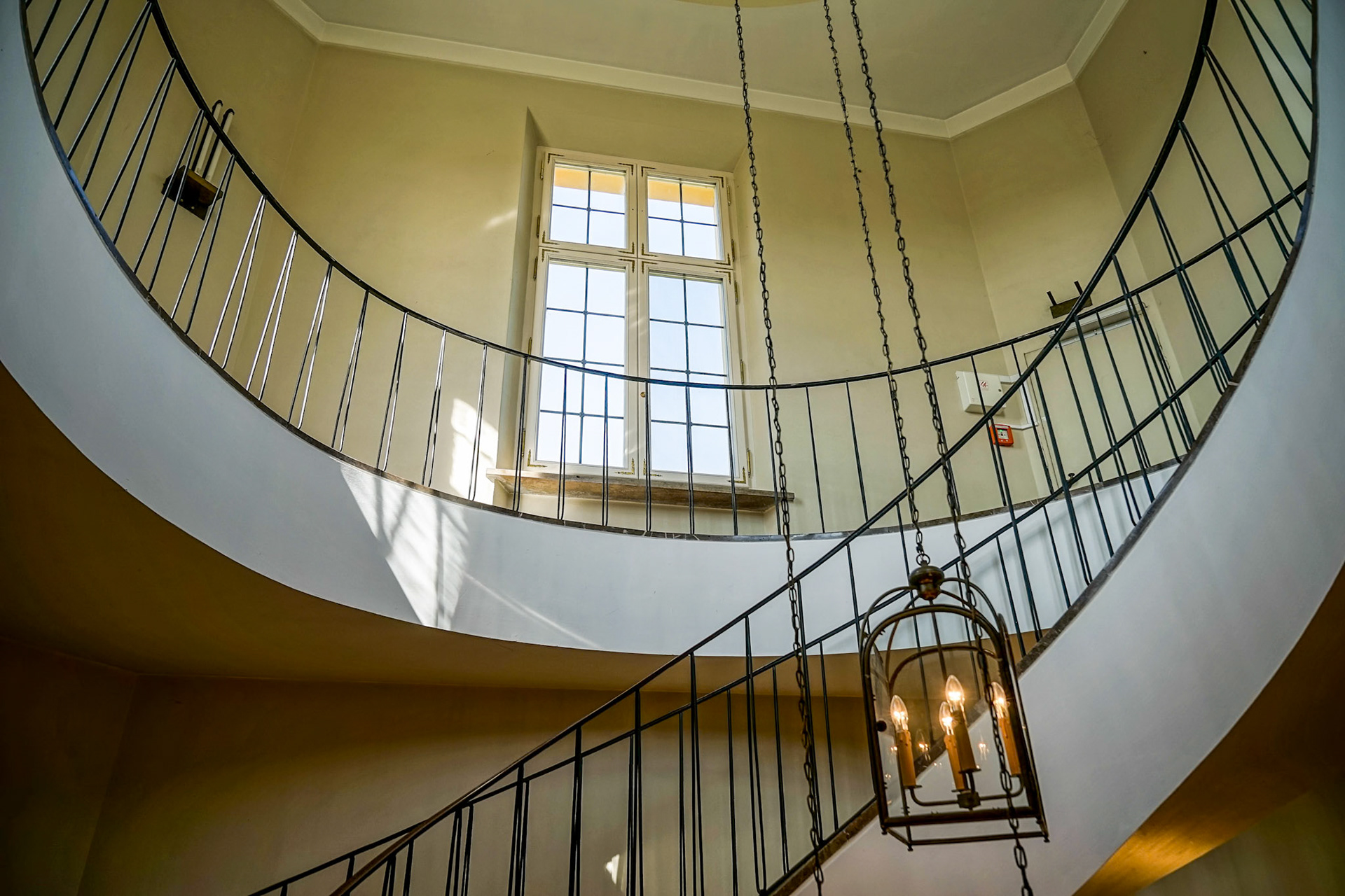 Spiral Staircase at the Wilanow Palace in Warsaw