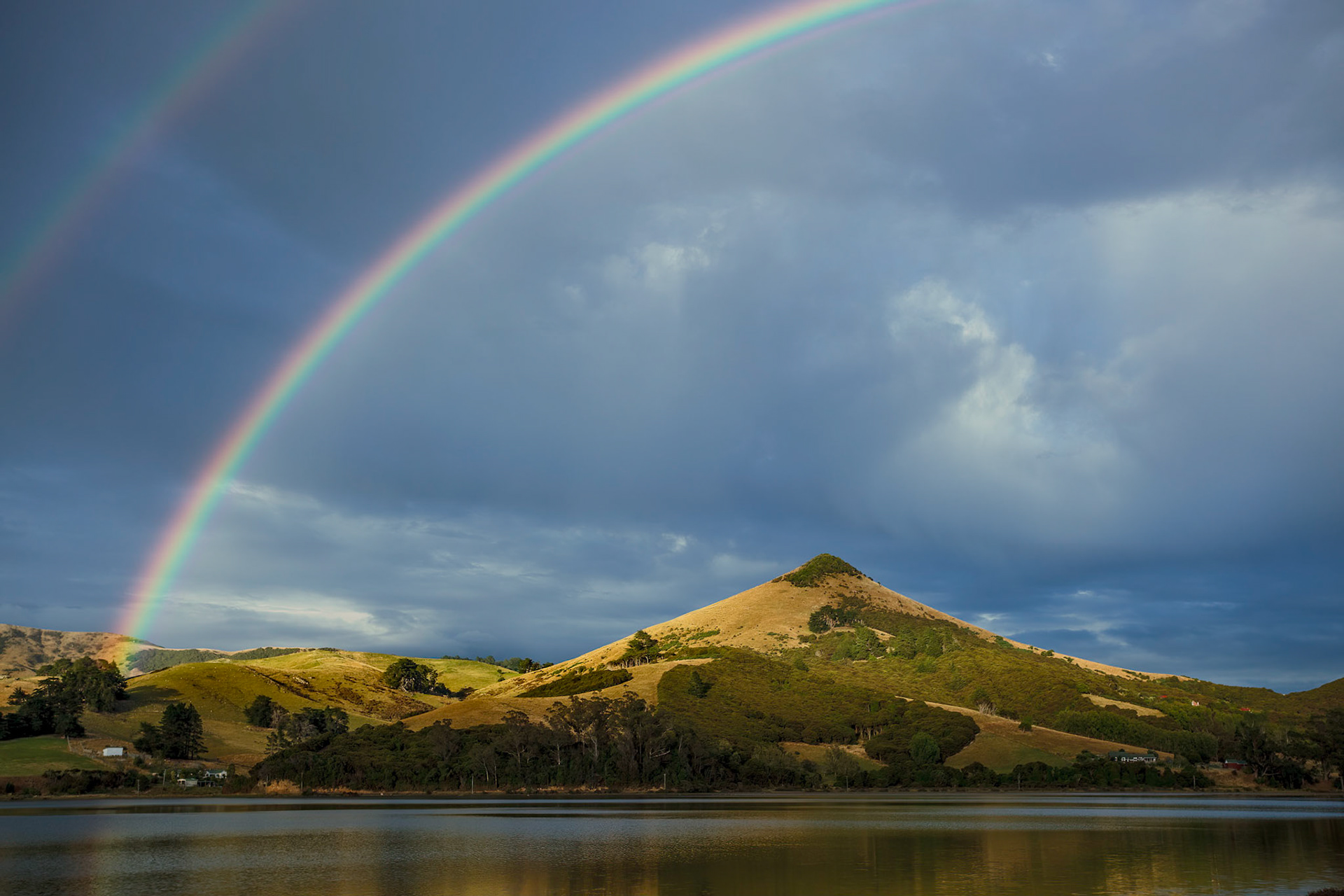 Double Rainbow over the Otago Peninsula