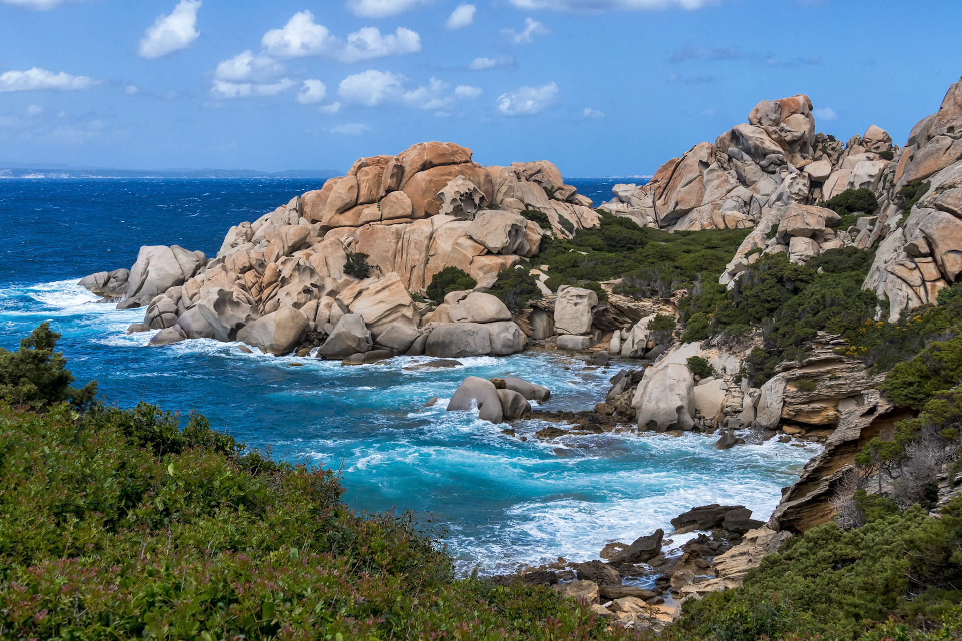 The Coastline at Capo Testa Sardinia