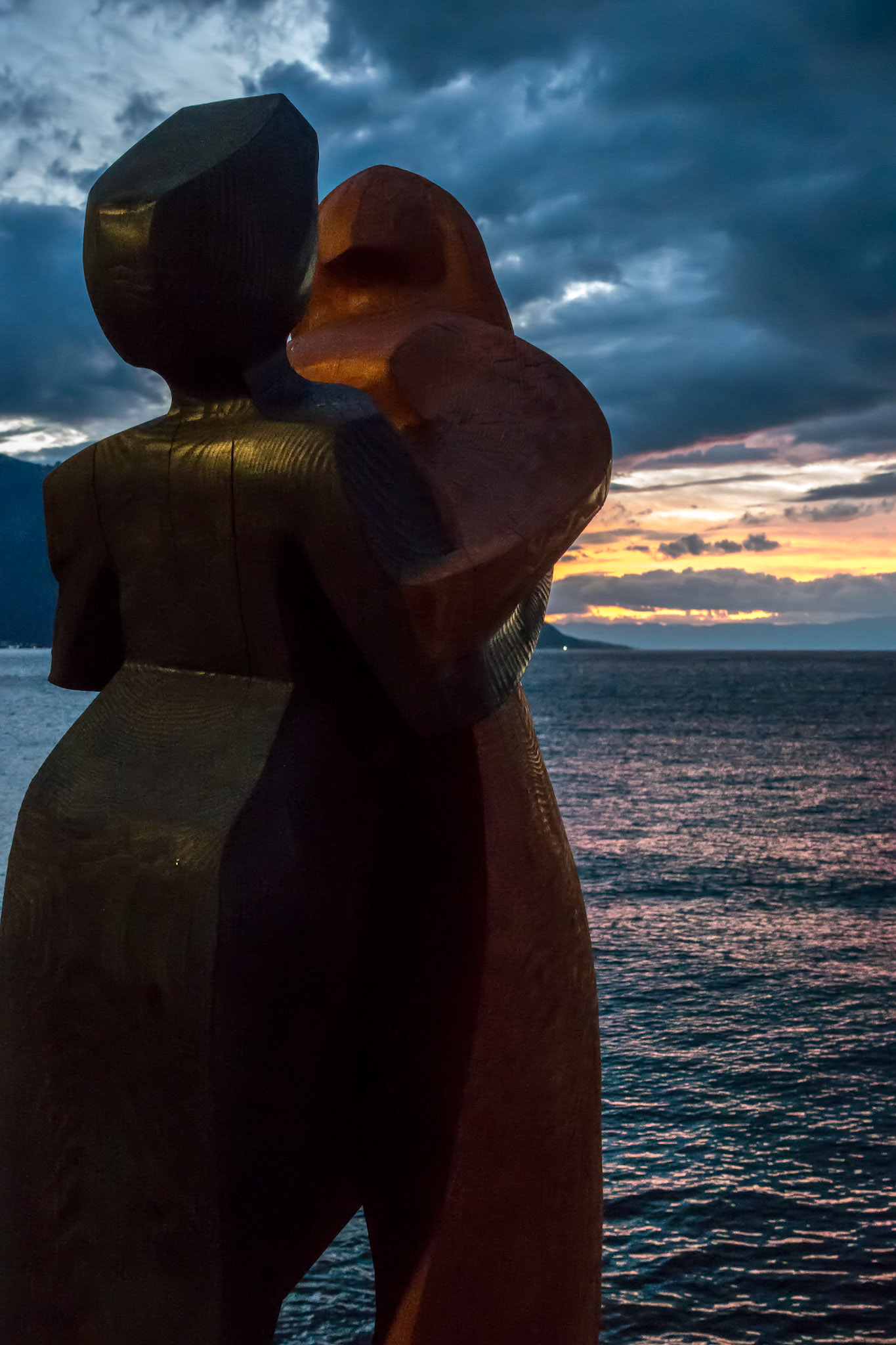 Modern Art Statue in Montreux