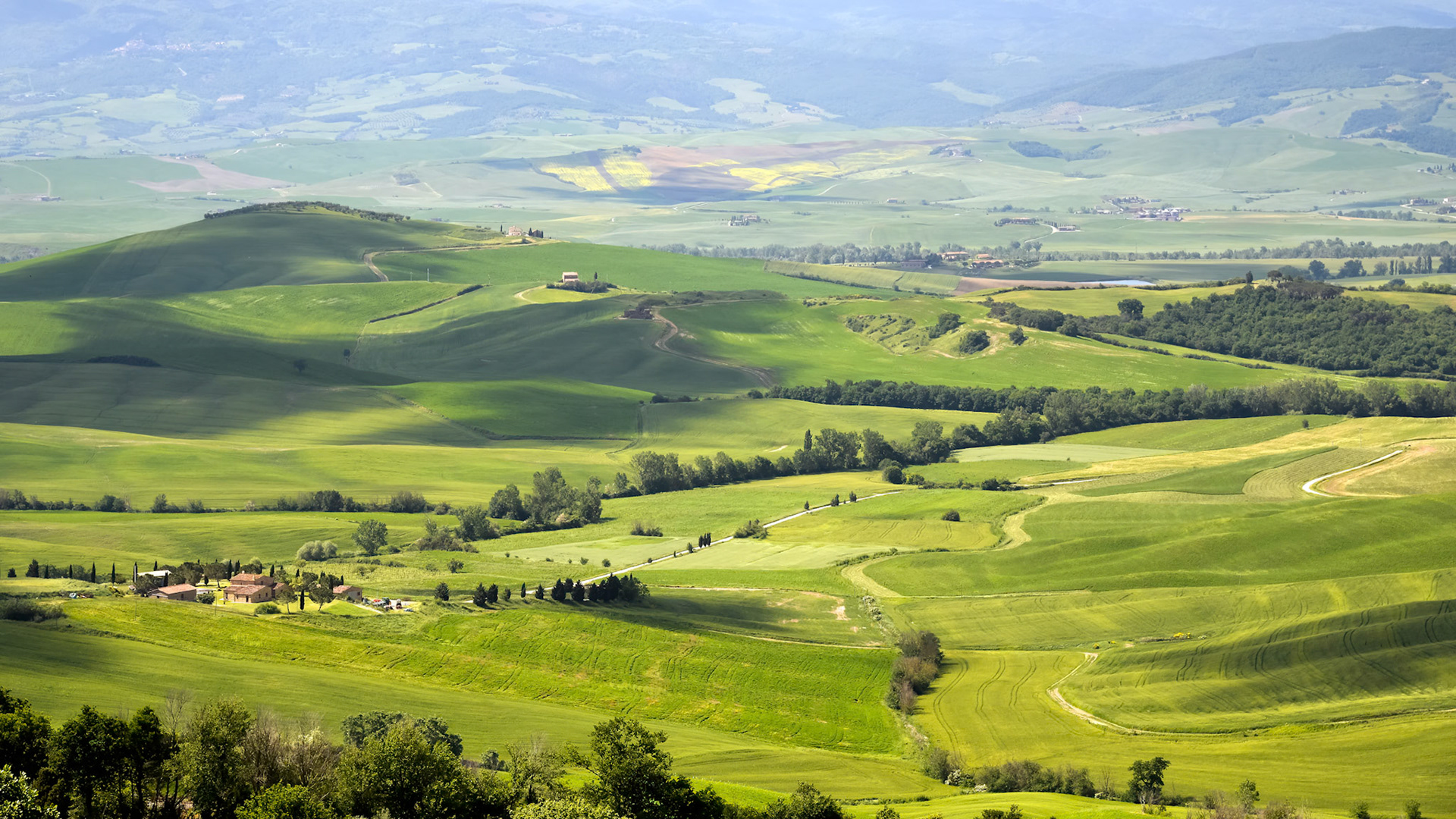 Countryside of Val d'Orcia near Pienza