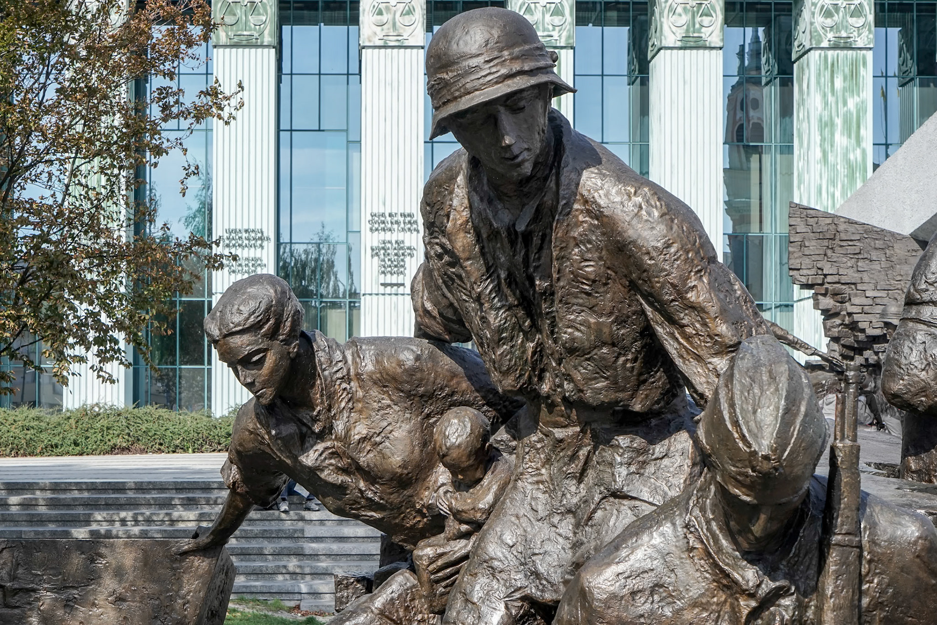 Insurgents Memorial to Polish Fighters of Warsaw Uprising in Warsaw