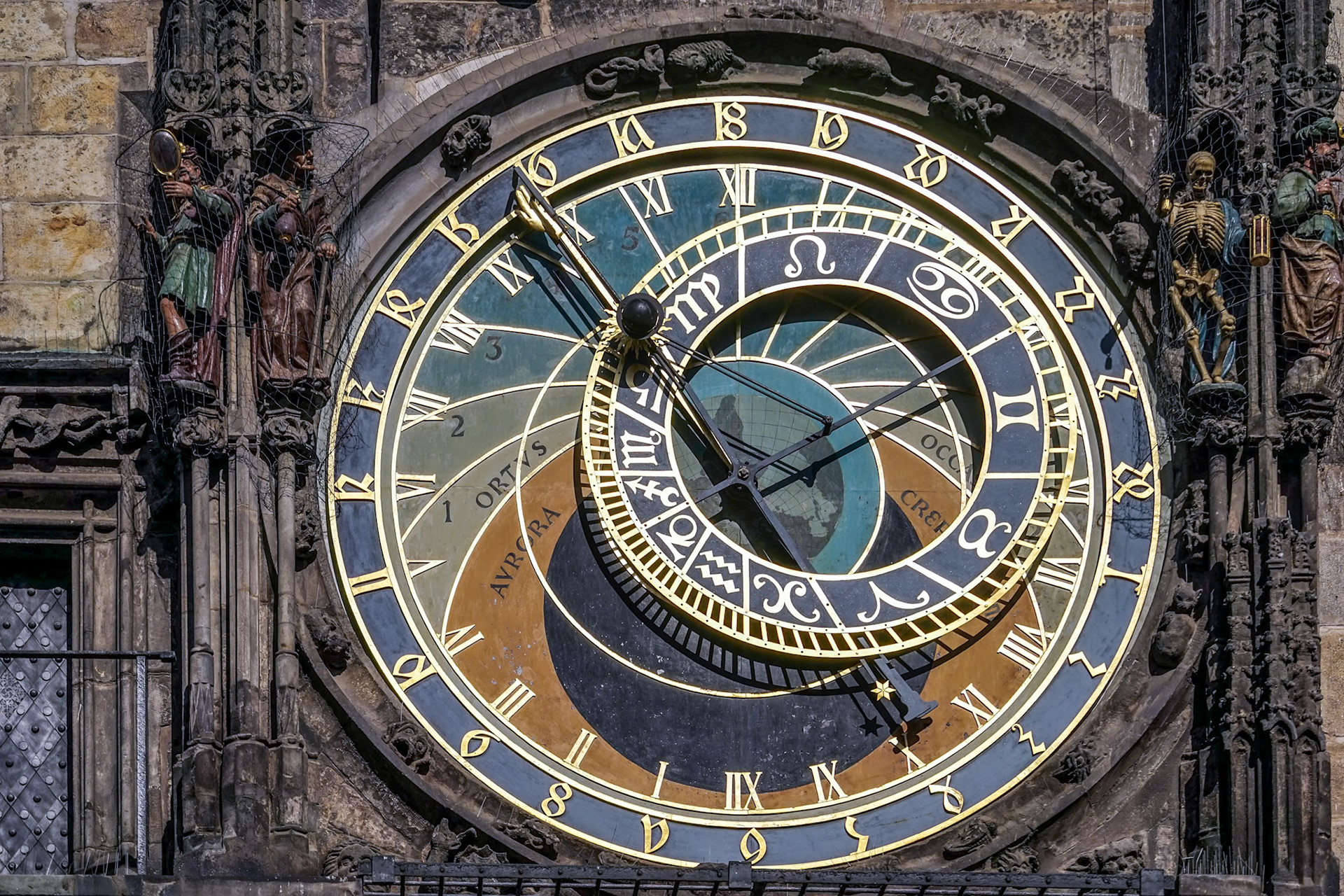 Astronomical Clock at the Old Town City Hall in Prague
