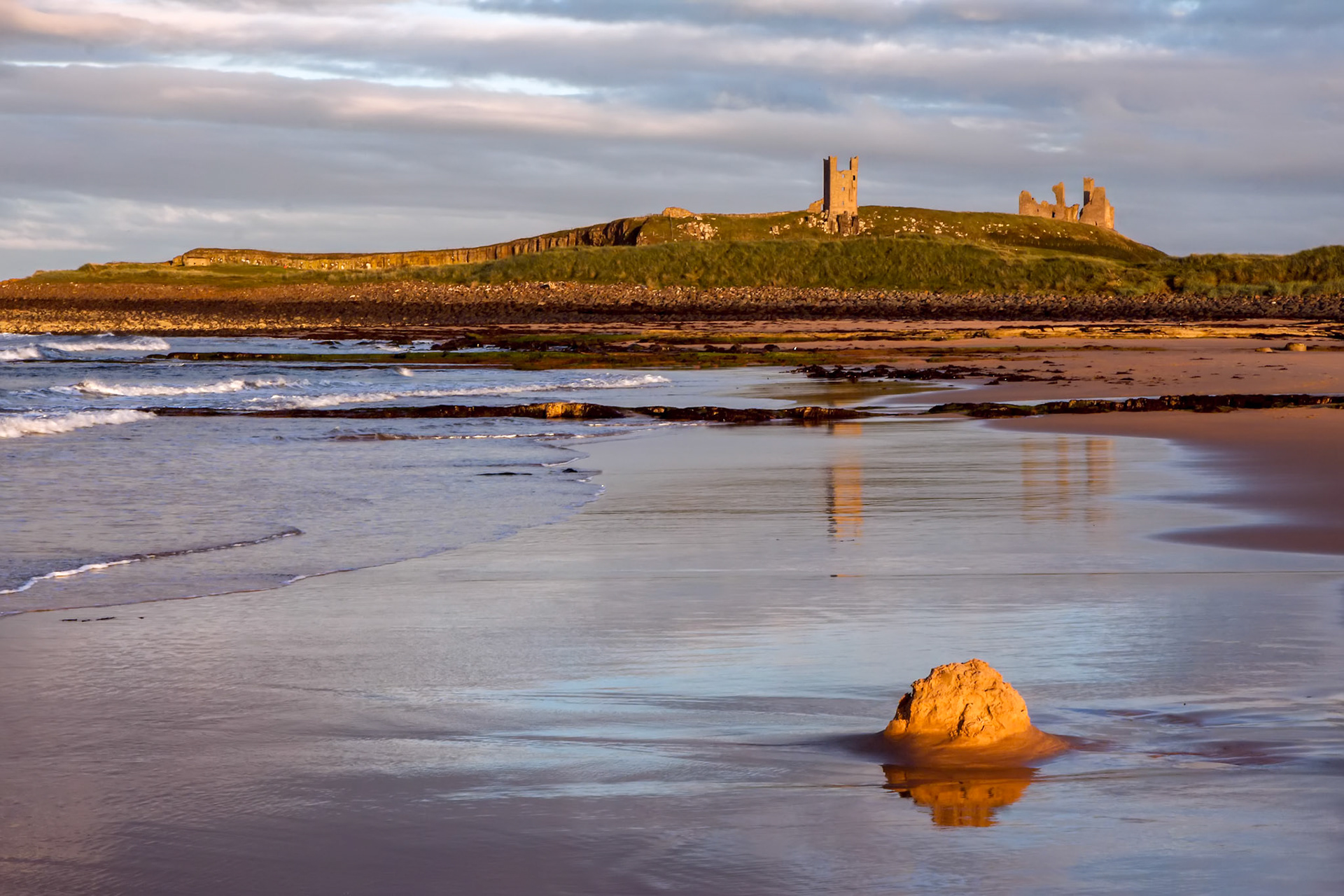 Sunset at Dunstanburgh Castle